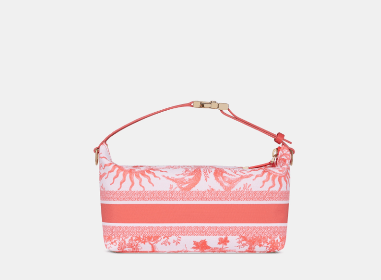 Dior o1w1db11125 S5554O Size : OS / Nomad Pouch in Coral/White Size ONE SIZE - 4 Thumbnail