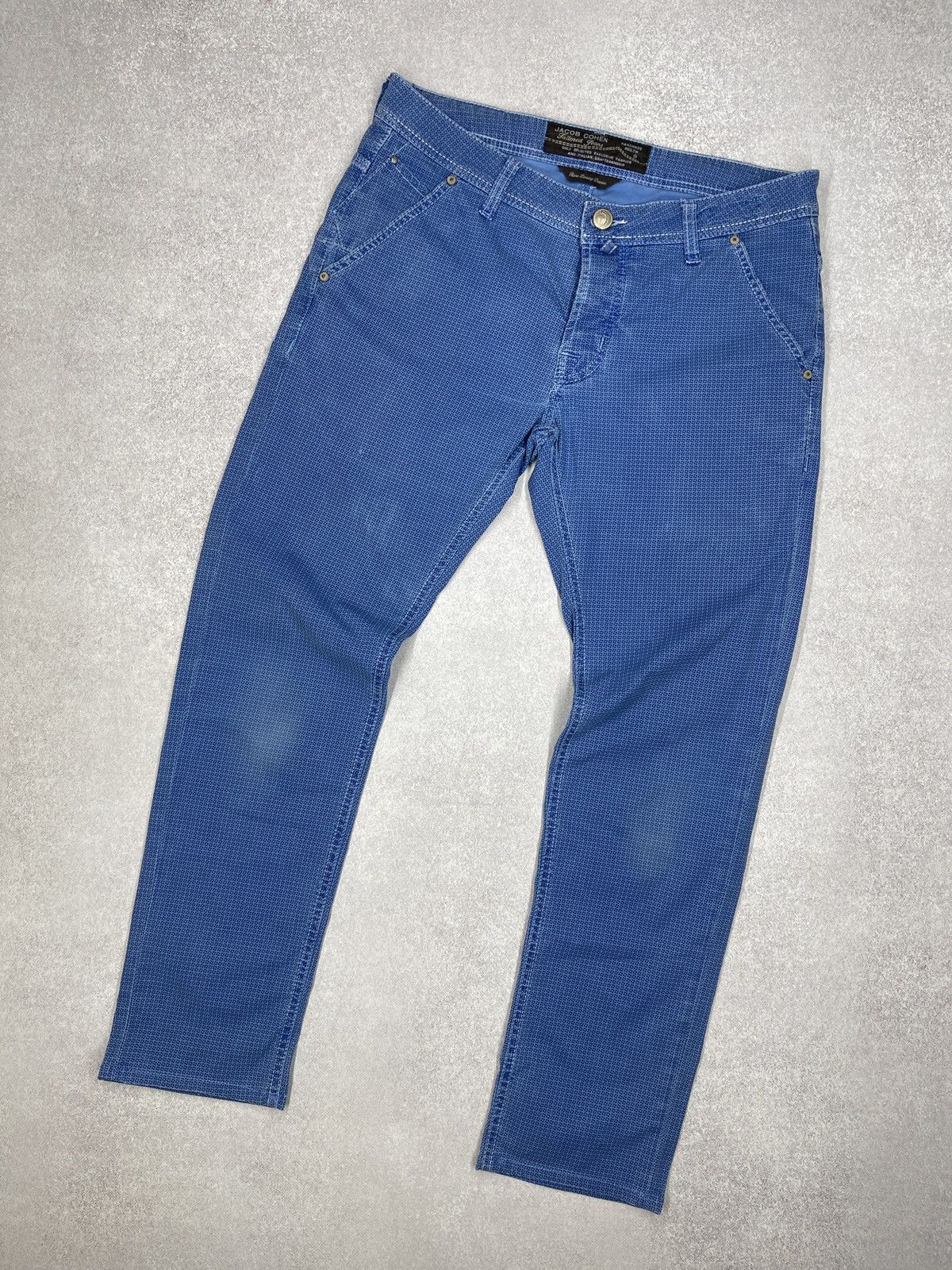 Jacob Cohen Vintage Jacob Cohen Rare Luxury Denim Pants Blue Italy Size US 34 / EU 50 - 5 Thumbnail