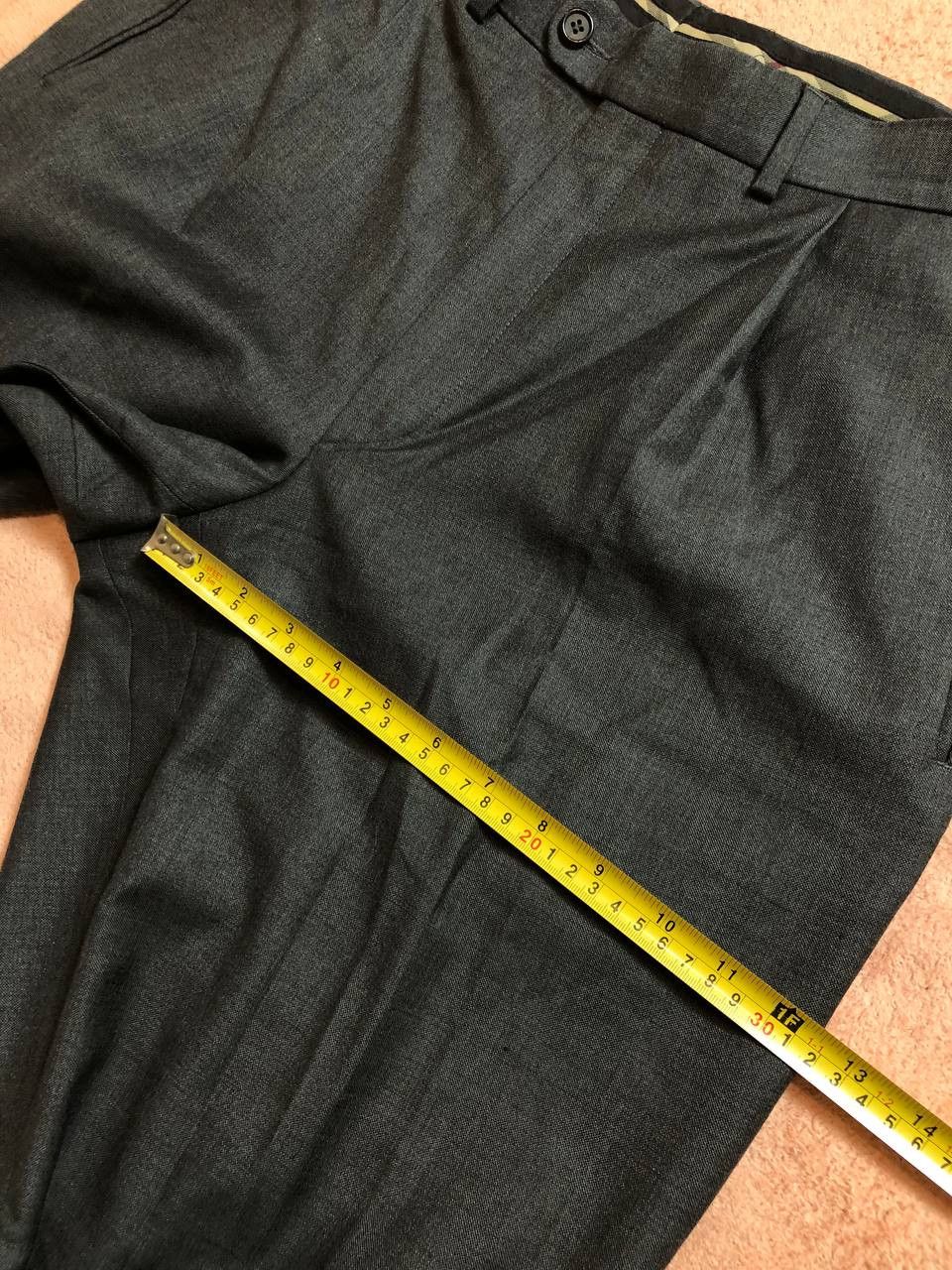 Burberry VINTAGE Burberry Suit Jacket Pants Set Up Size 52R - 21 Thumbnail