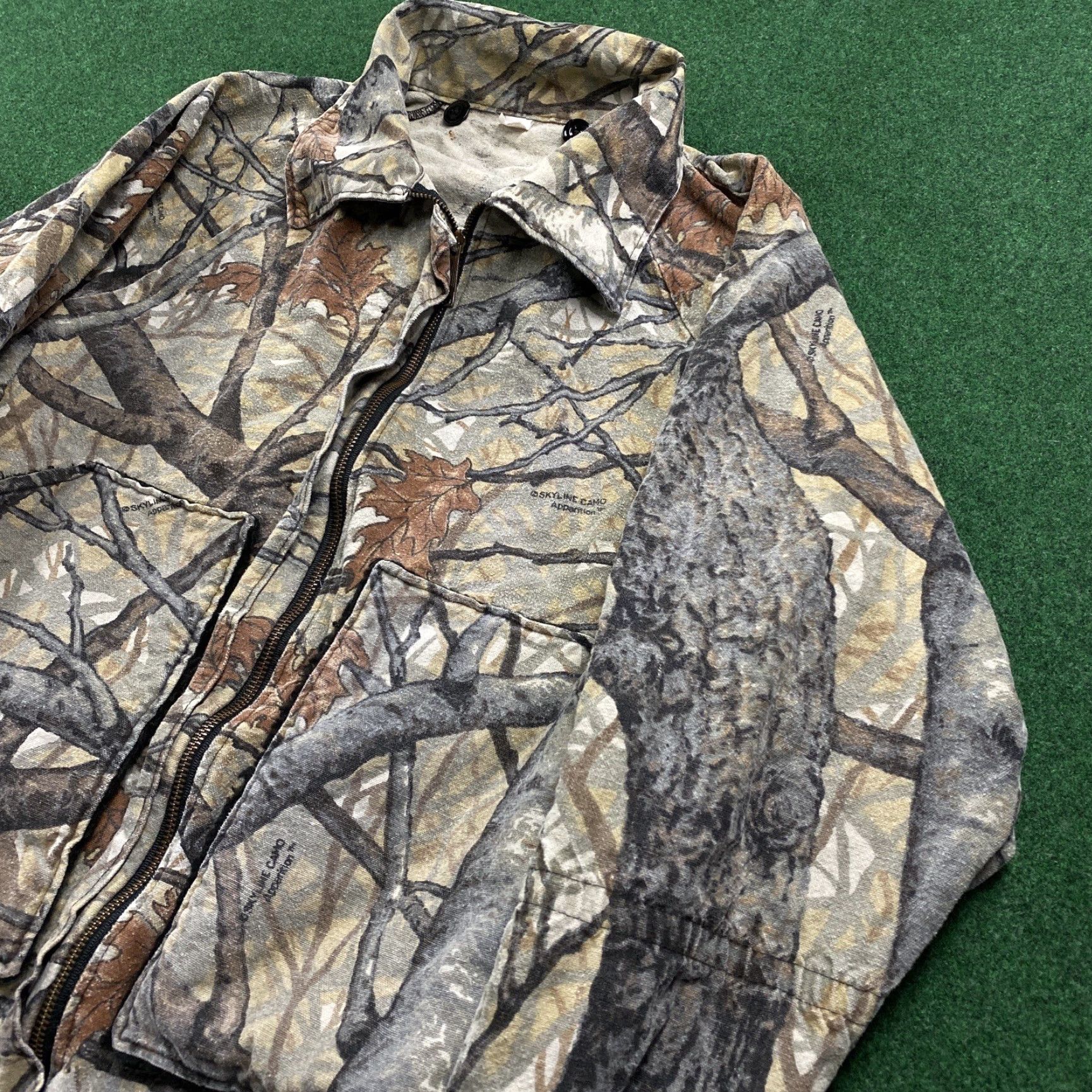 Vintage VINTAGE Mossy Oak Camouflage Jacket Mens L Brown Full Zip Coat (3-in-1) Size US L / EU 52-54 / 3 - 2 Thumbnail