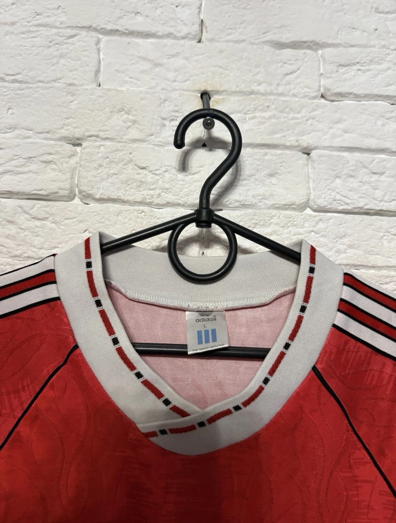 Adidas Rare Vintage Adidas Manchester United 1986-1988 Jersey Home Size US L / EU 52-54 / 3 - 3 Thumbnail