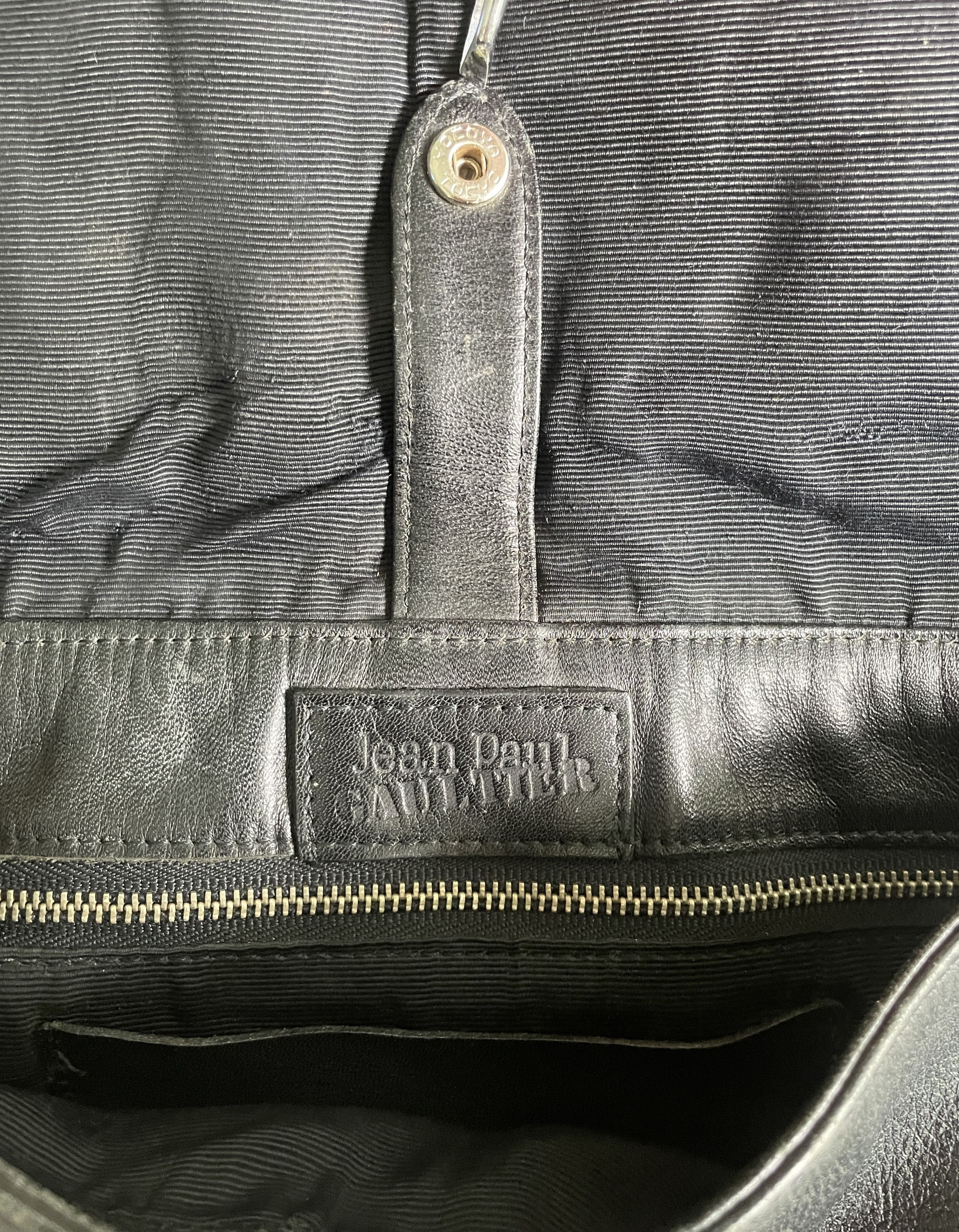 Jean Paul Gaultier JPG Vintage Leather Messenger Bag Size ONE SIZE - 8 Thumbnail