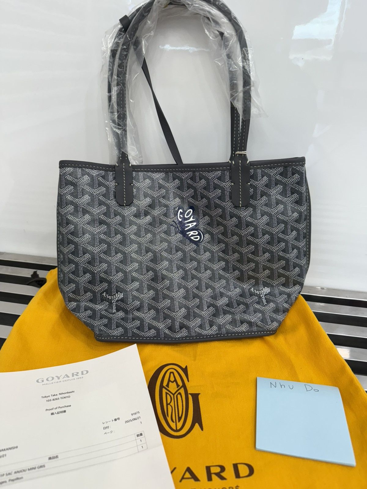 Goyard New Mini Anjou - Greg - with art work Size ONE SIZE - 2 Thumbnail