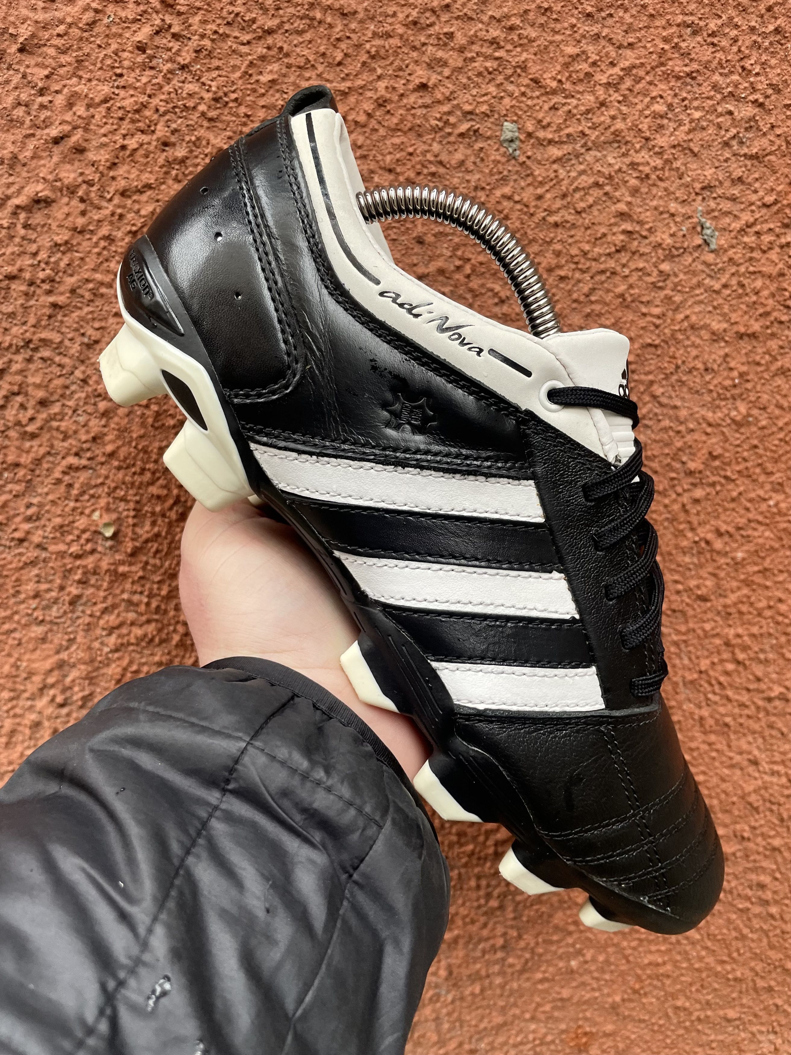 Rare Adidas Adinova leather vintage boots