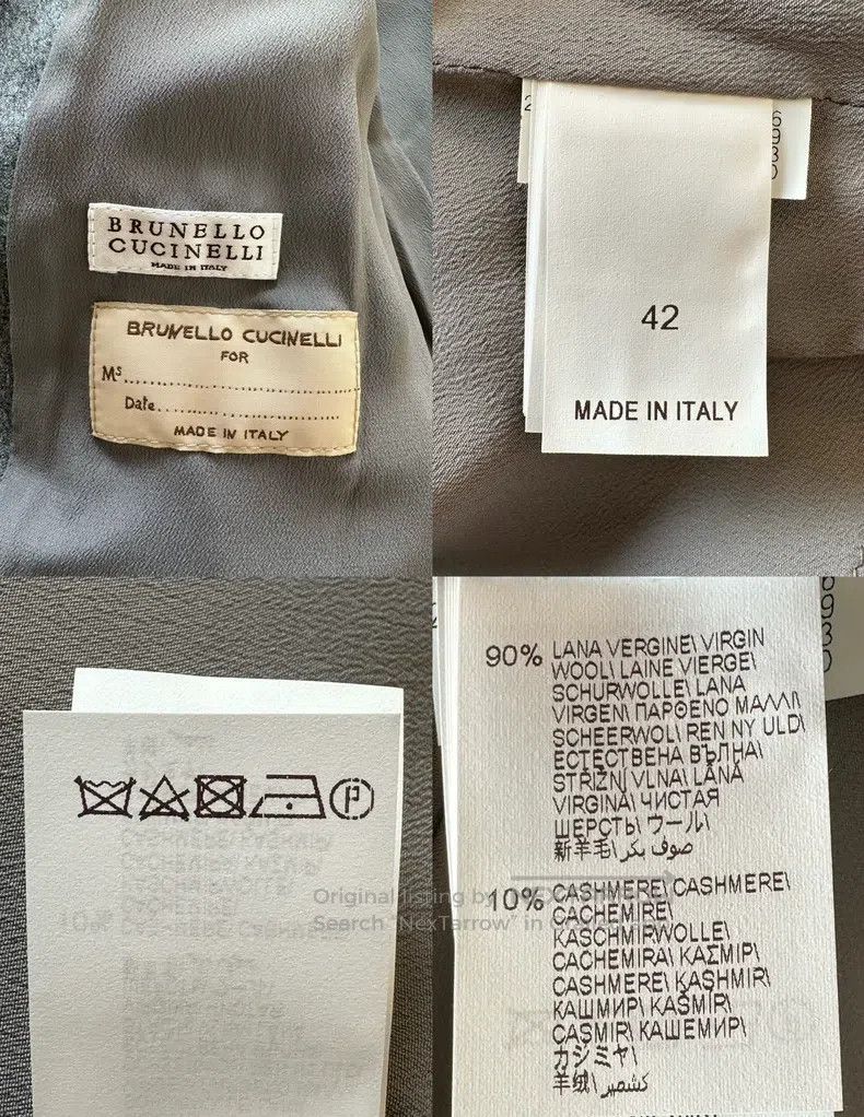 Brunello Cucinelli Brunello Cucinelli Cashmere Blazer Size S / US 4 / IT 40 - 7 Thumbnail