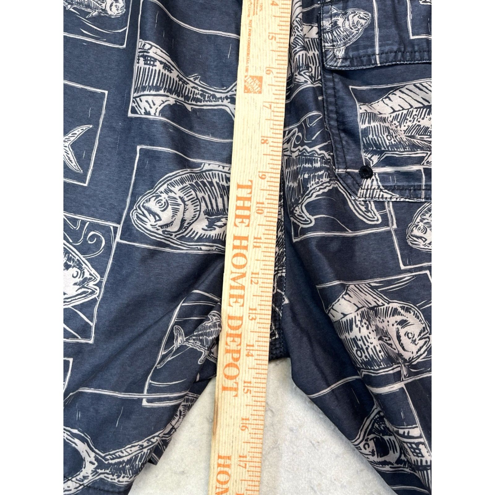 O'Neill VINTAGE O'Neill Board Shorts Men Surf Beach 100% Polyester Stretch Black Size L Short Bottom Camping Swimwear Size US 33 - 4 Thumbnail