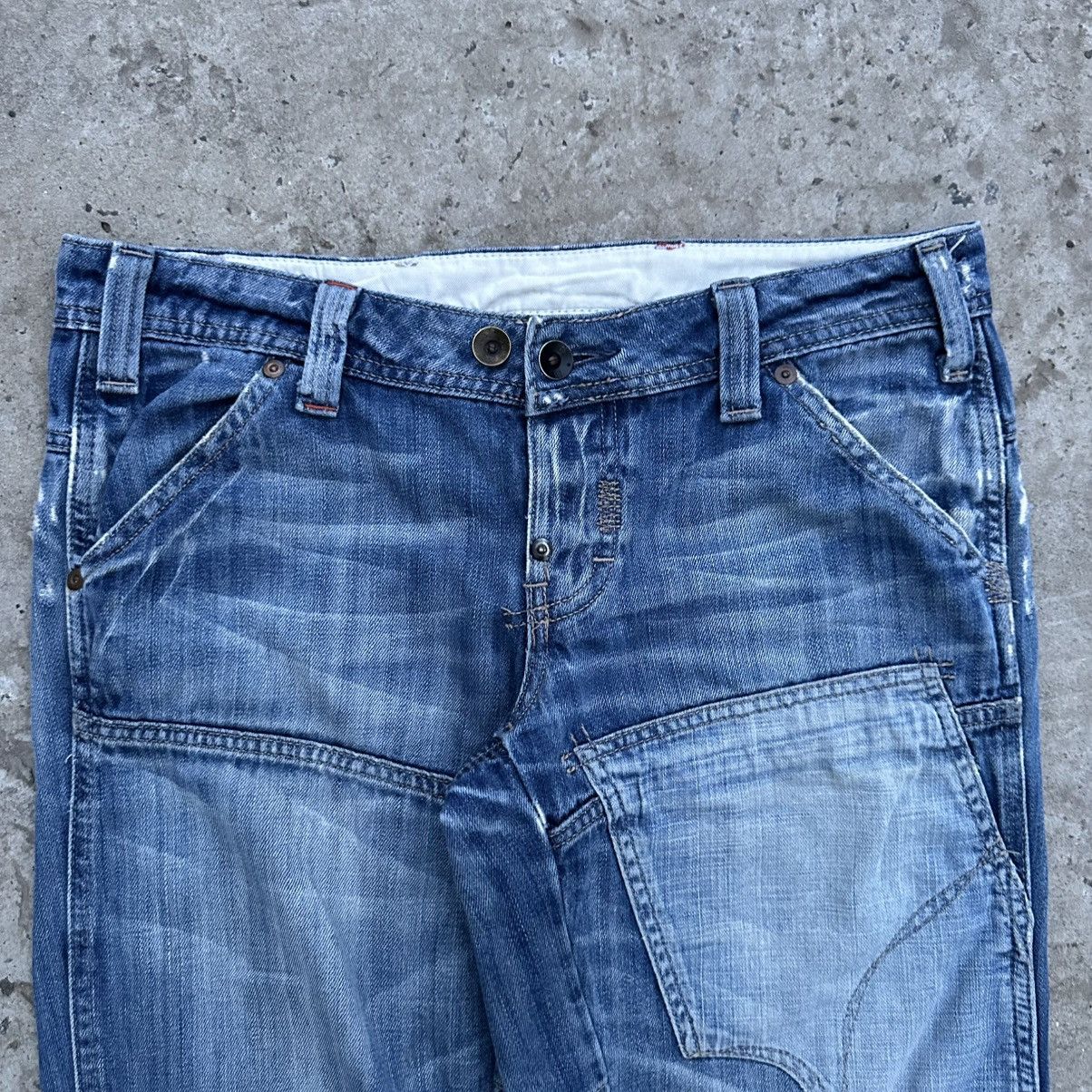 G-Star Vintage Ultra Rare G-Star Raw Jeans Size W30xL32 Crazy Fit Size US 30 / EU 46 - 5 Thumbnail