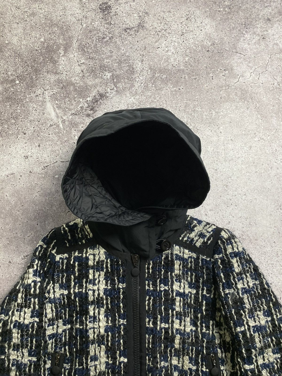 Moncler Moncler Tweed Jacket Size 1 Size S / US 4 / IT 40 - 3 Thumbnail