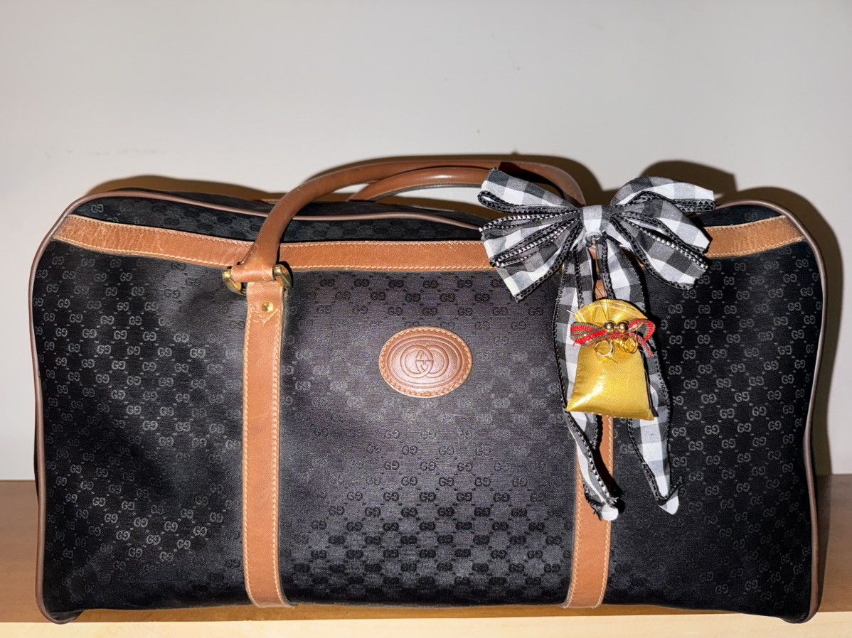 Gucci Vintage Rare AUTHENTIC Gucci Duffle Bag Size ONE SIZE - 1 Thumbnail
