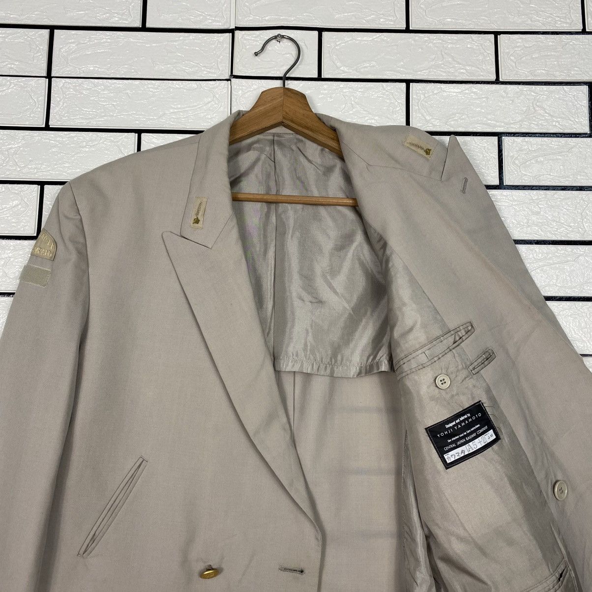 Yohji Yamamoto 📌Vintage Coats Jacket Yohji Yamamoto Central Japan Railway Size US M / EU 48-50 / 2 - 13 Thumbnail