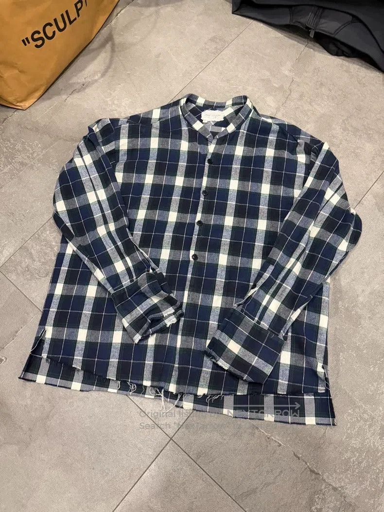 Greg Lauren Greg Lauren Blue green white plaid shirt Size US S / EU 44-46 / 1 - 1 Thumbnail