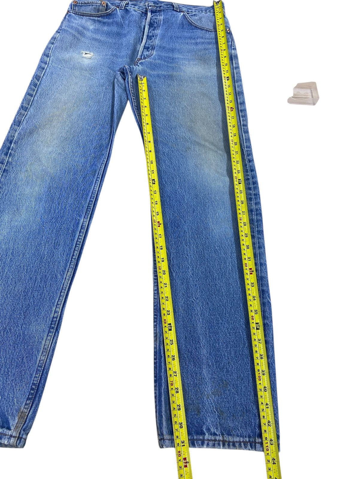 Levi's Levi’s Faded Wash Whiskered Style Straight Leg Jeans Size US 32 / EU 48 - 8 Thumbnail