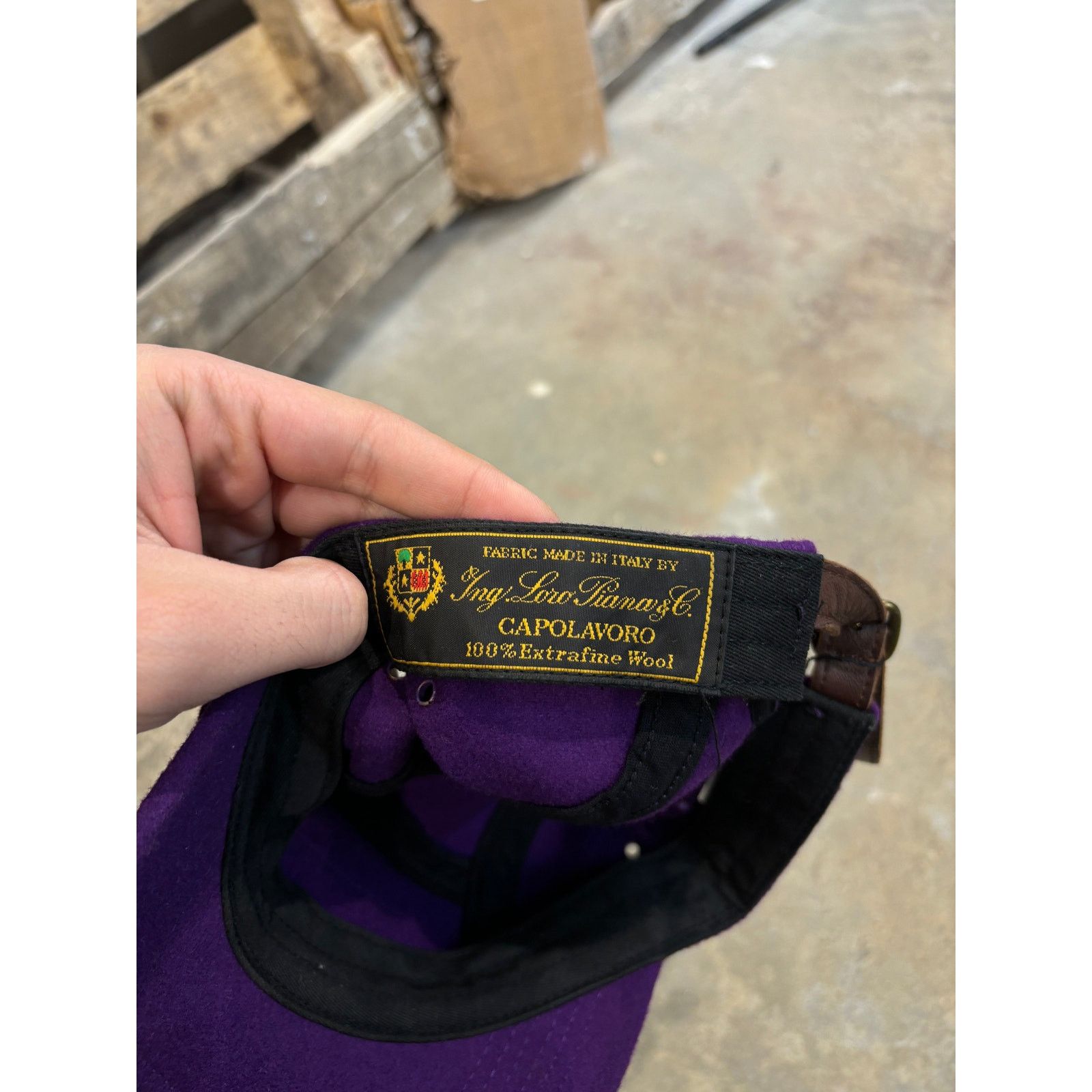 Supreme Supreme Purple 6-Panel Hat Used OS Size ONE SIZE - 3 Thumbnail