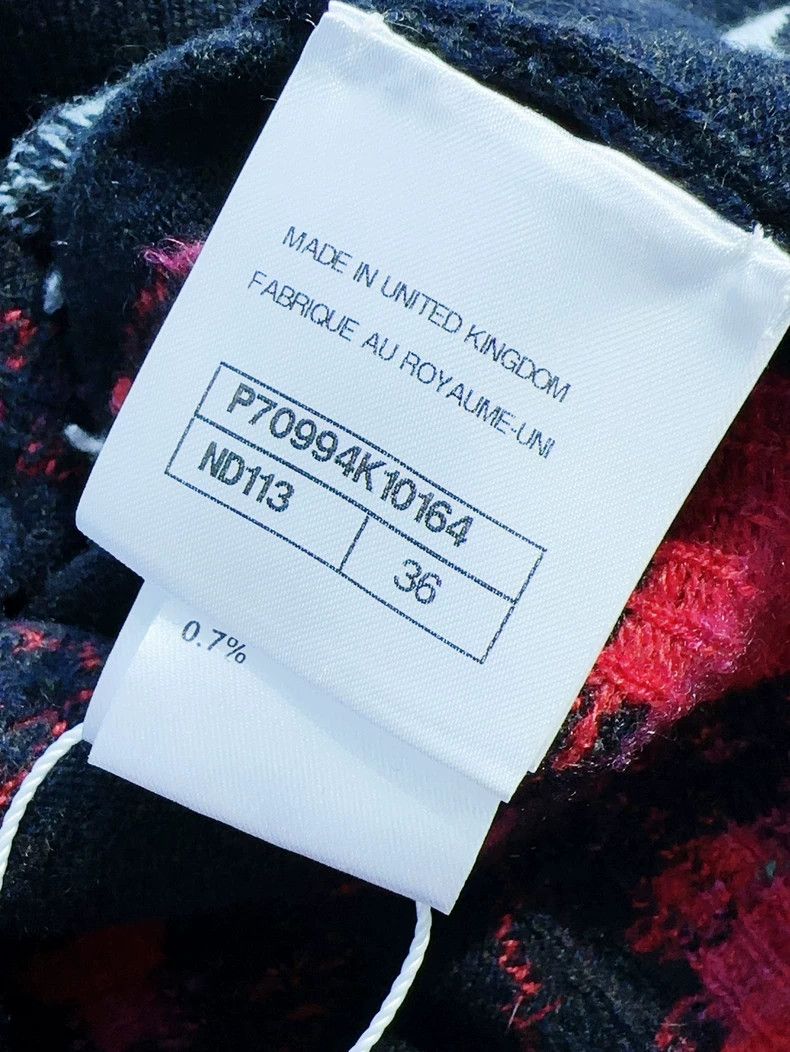 Chanel Chanel 21A black background colorful flower pattern knitte Size XS / US 0-2 / IT 36-38 - 8 Thumbnail