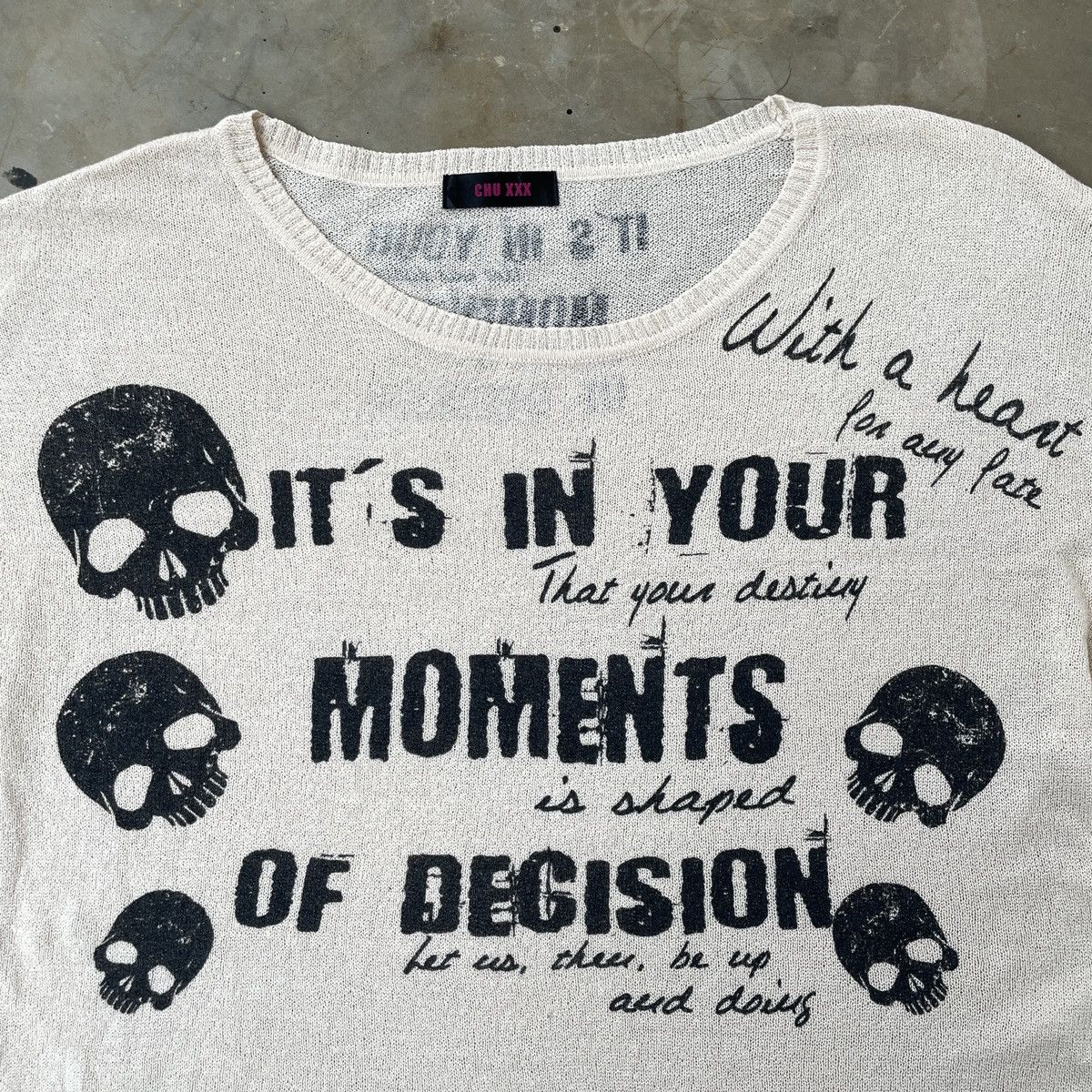 Hysteric Glamour × If Six Was Nine × Japanese Brand CHU XXX T-Shirt Crewneck Sweatshirt Sleeveless Knit Size XL / US 12-14 / IT 48-50 - 2 Thumbnail