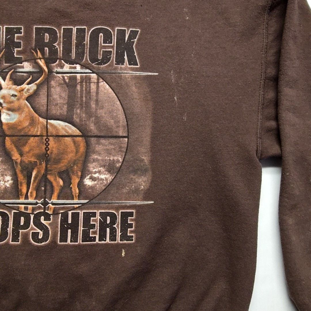 Other Deer Hunting Graphic Sweatshirt Brown Outdoors XL Crewneck Size US XL / EU 56 / 4 - 4 Thumbnail