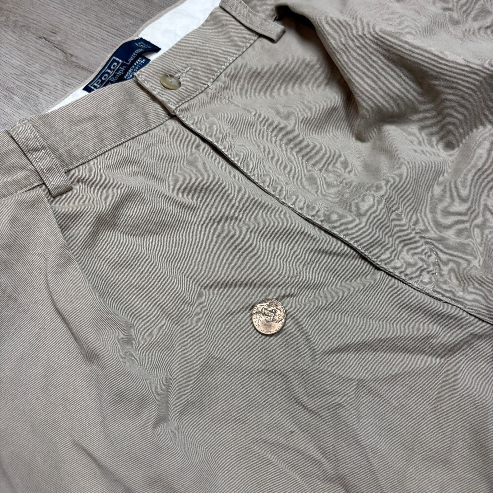 Polo Ralph Lauren × Vintage Vintage Polo Ralph Lauren Andrew Chino Pants Men's 38x28 Size US 38 / EU 54 - 10 Thumbnail