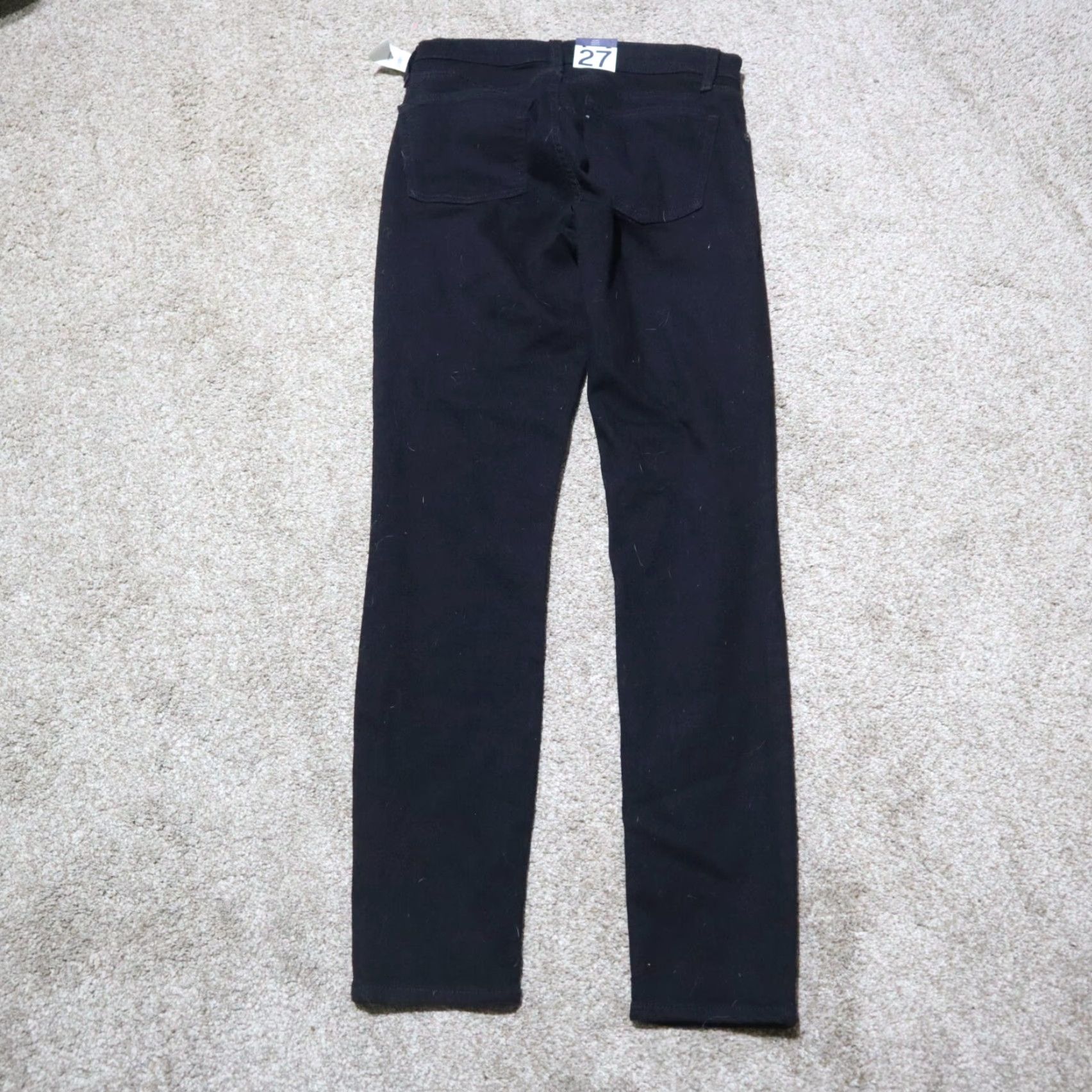 Gap Gap Jeans Women Adult 27 Black Mid Rise Skinny Denim 5-Pocket Womens Size 27" / US 4 / IT 40 - 8 Thumbnail