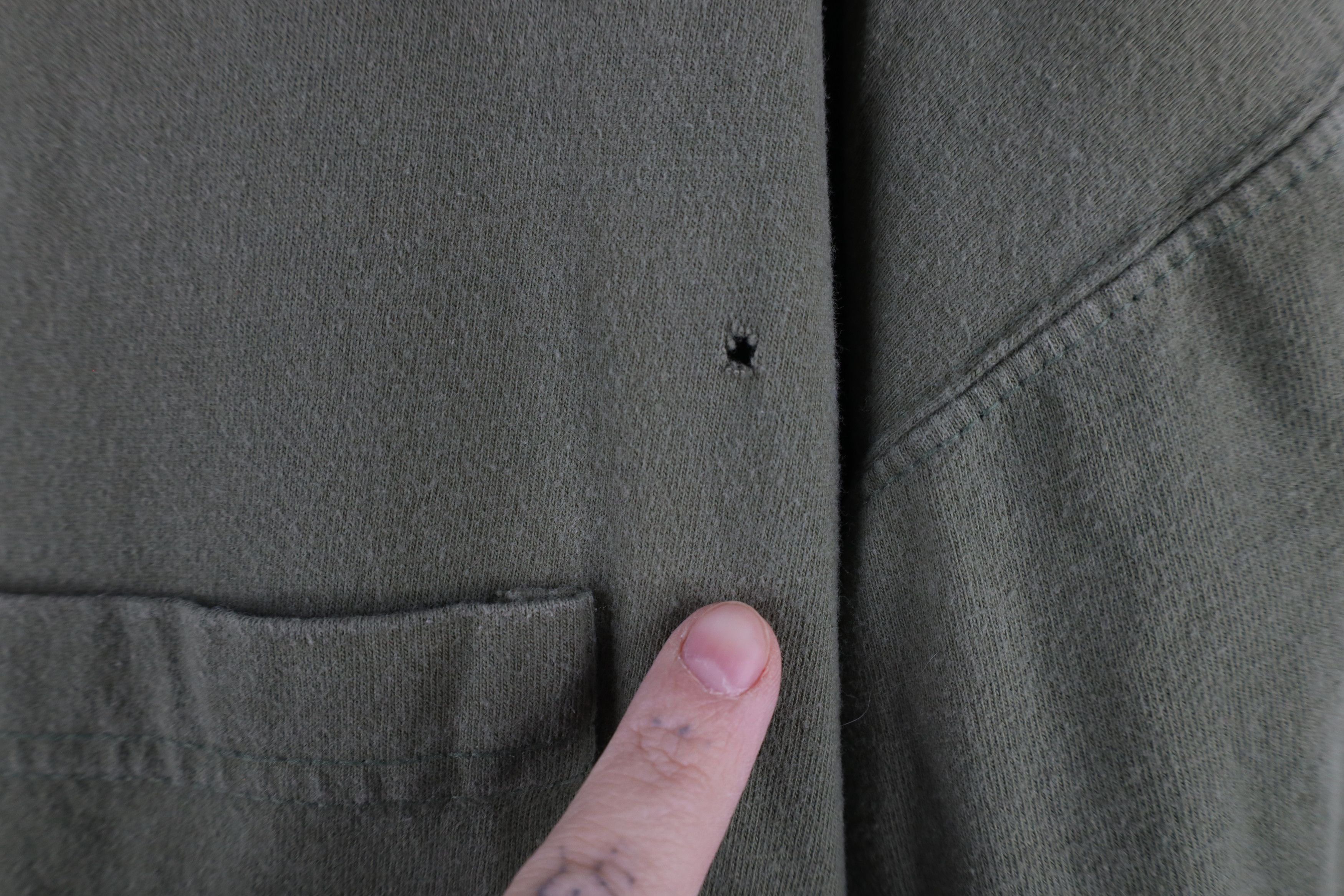 Russell Athletic × Vintage Vintage 90s Russell Athletic Cotton Pocket T-Shirt Green Size US L / EU 52-54 / 3 - 4 Thumbnail