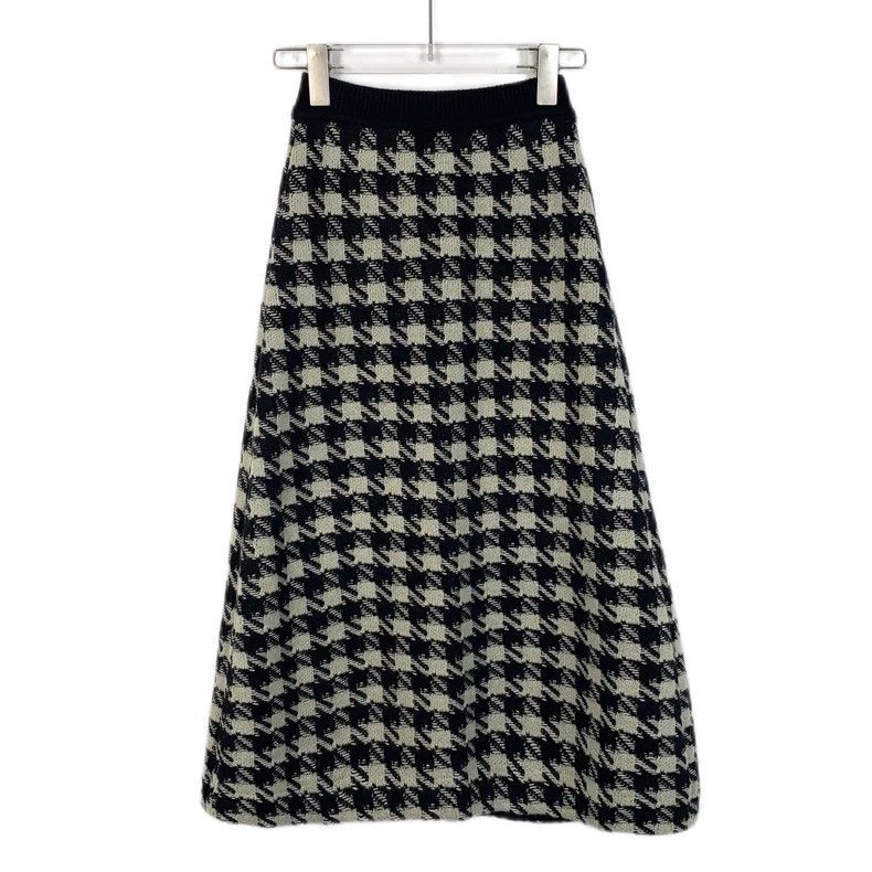 Gucci Gucci Colorful Houndstooth Cashmere Skirt Size 22" - 1 Thumbnail