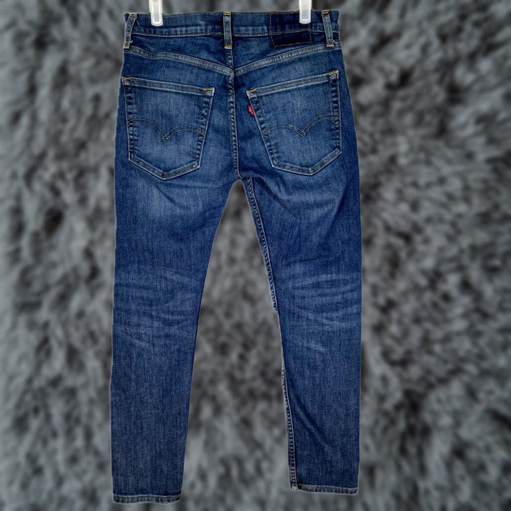Levi's Levi’s 502 Jeans Men’s 30x28 Blue Denim Stretch Mid-Rise Straight Leg Regular Fit Size US 30 / EU 46 - 1 Thumbnail