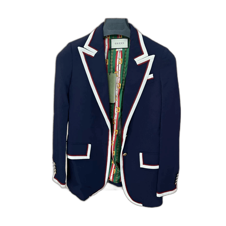 Gucci Color Block Casual Blazer Jacket-2505