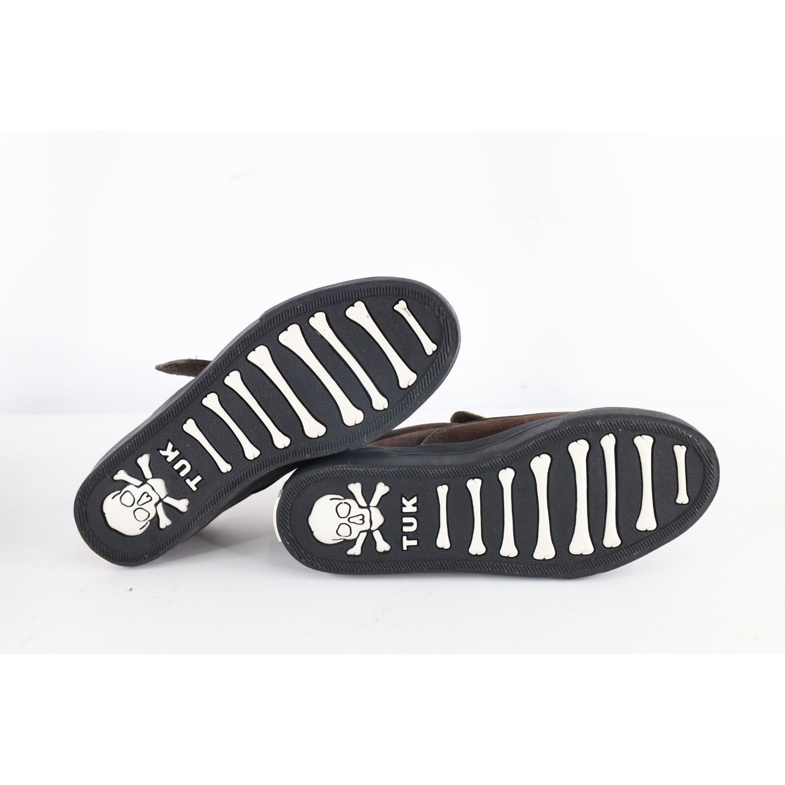 Vintage NOS Vintage 90s Streetwear Grunge Goth Checkered Suede Shoes Size US 9 / EU 42 - 7 Thumbnail