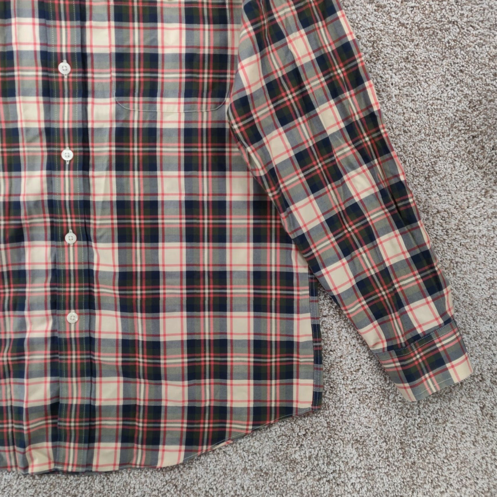 Orvis Orvis Shirt Mens M Plaid Long Sleeve Regular Fit Button-Up Pocket Casual Outdoor Size US M / EU 48-50 / 2 - 4 Thumbnail
