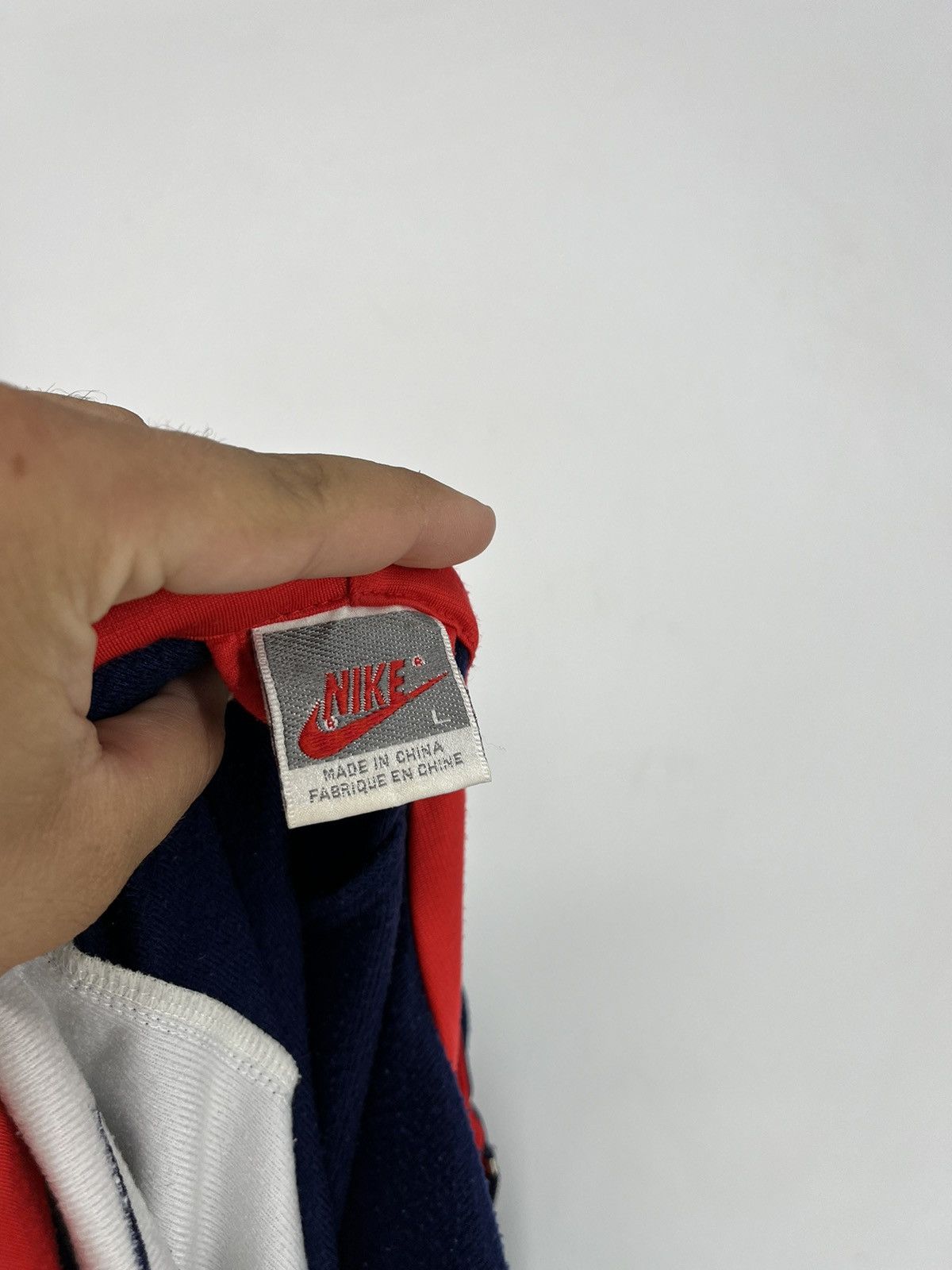 Nike × Vintage Nike Vintage 90s Sweatshirt Zip Swoosh Hype Rare Size US L / EU 52-54 / 3 - 12 Thumbnail