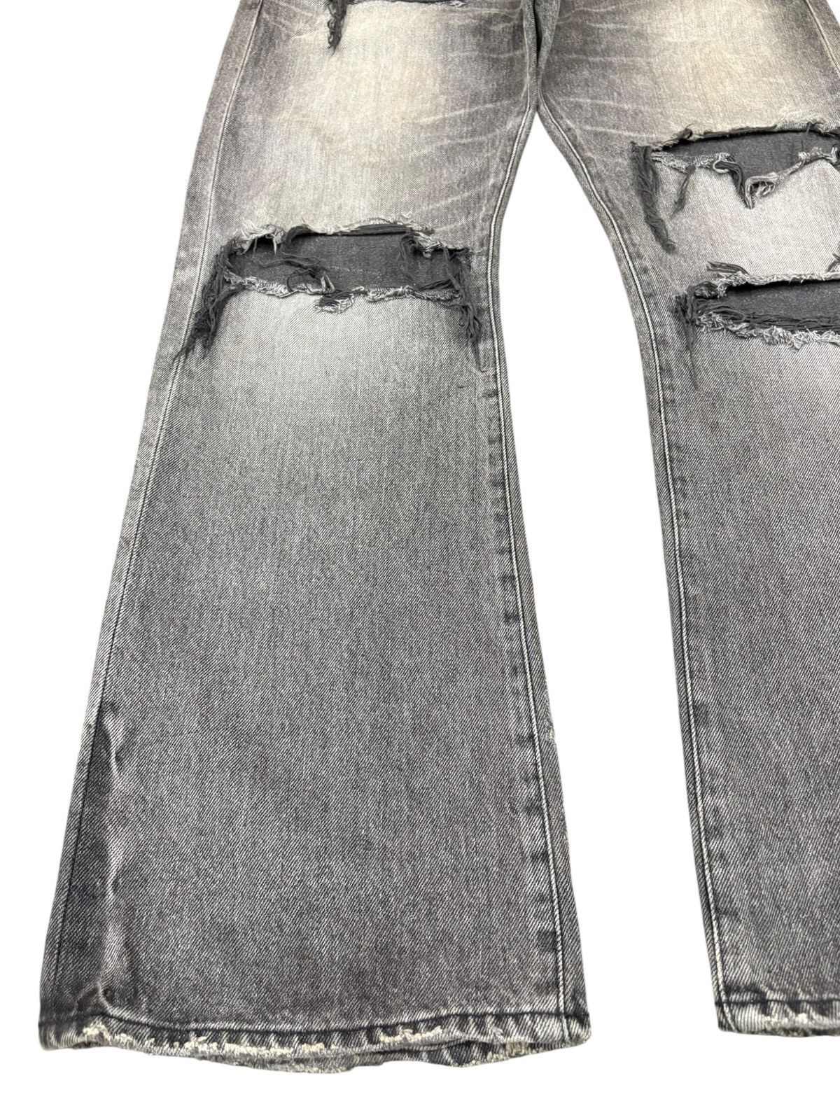 Japanese Brand Vintage Japanese Brand Rusty Wash Distressed Flare Jeans Size US 34 / EU 50 - 6 Thumbnail