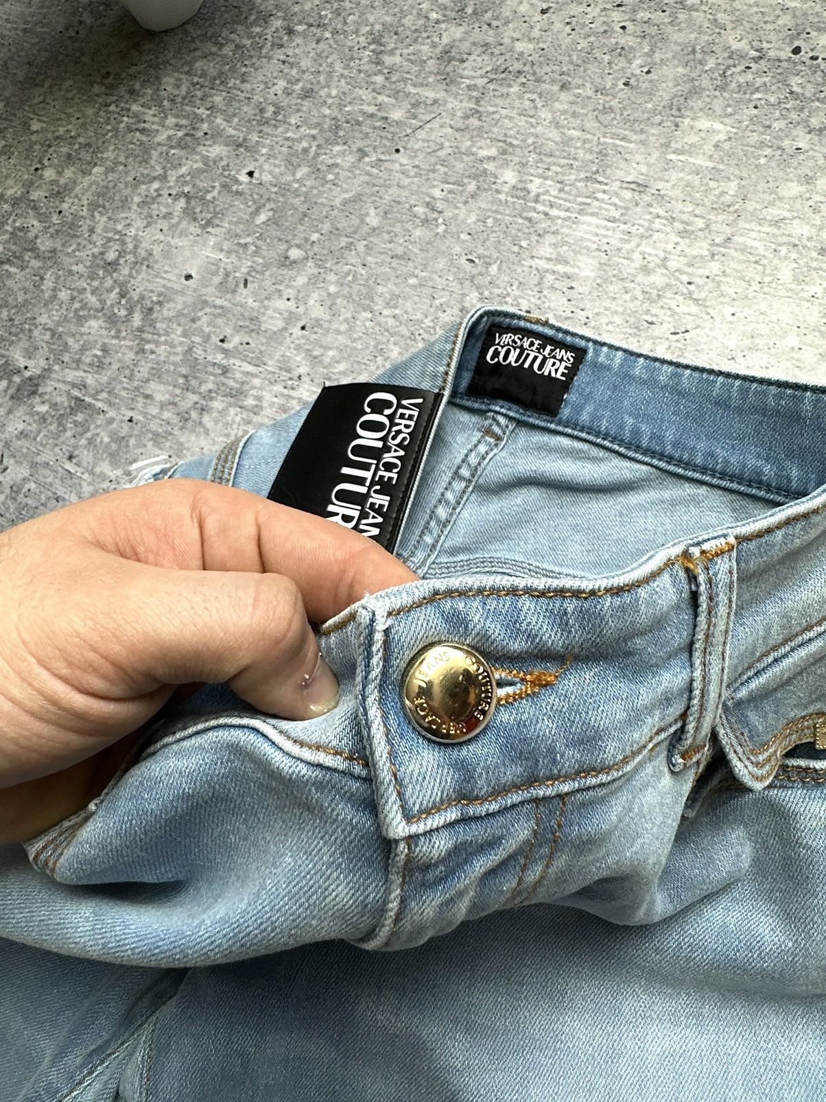 Versace Jeans Couture Versace Jeans Couture Denim Luxury Hype Y2K Jeans Size 27" / US 4 / IT 40 - 6 Thumbnail