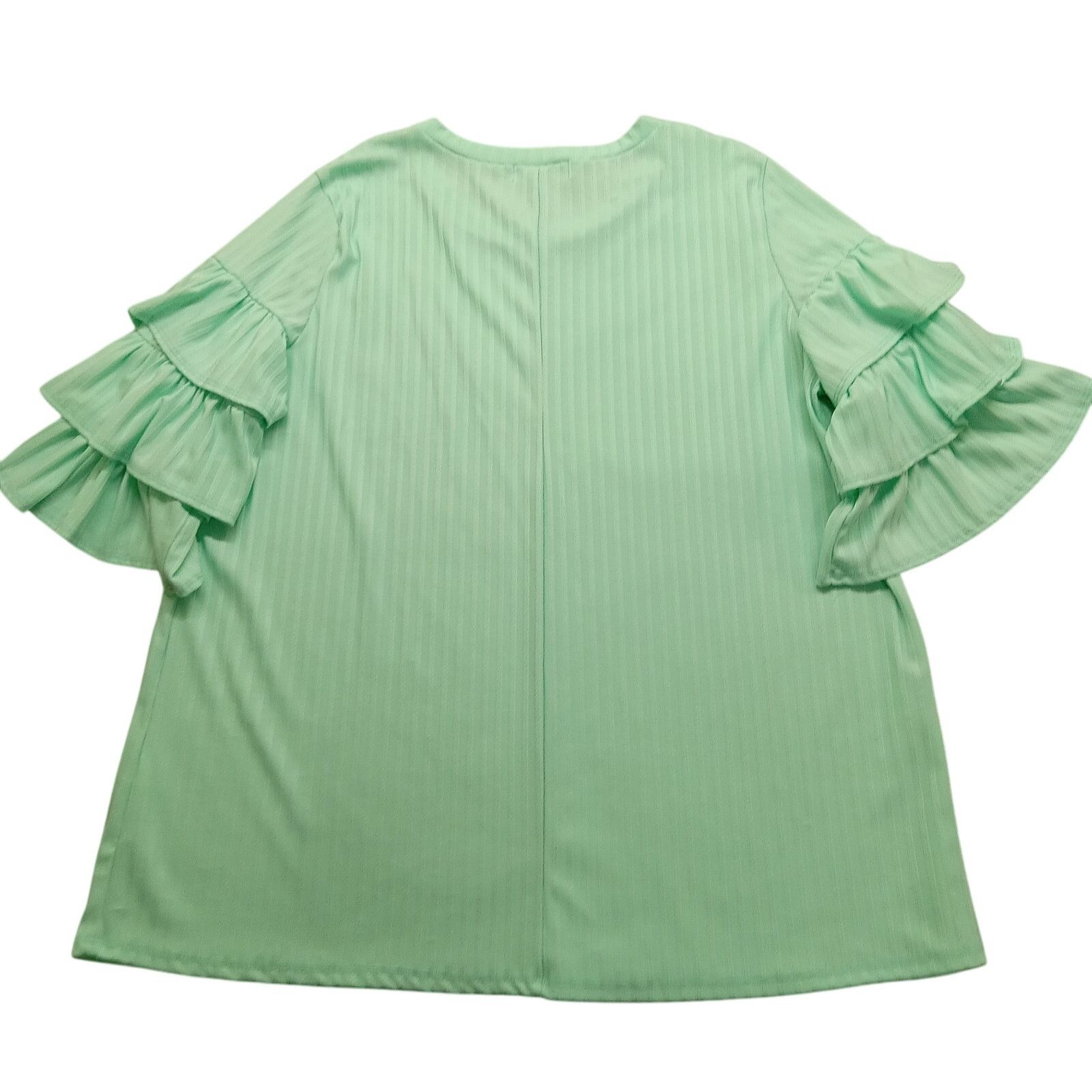 & Other Stories Haptics By Holly Harper Blouse 3XL Women's Ruffle Mint Size 3XL / US 20-22 - 2 Thumbnail