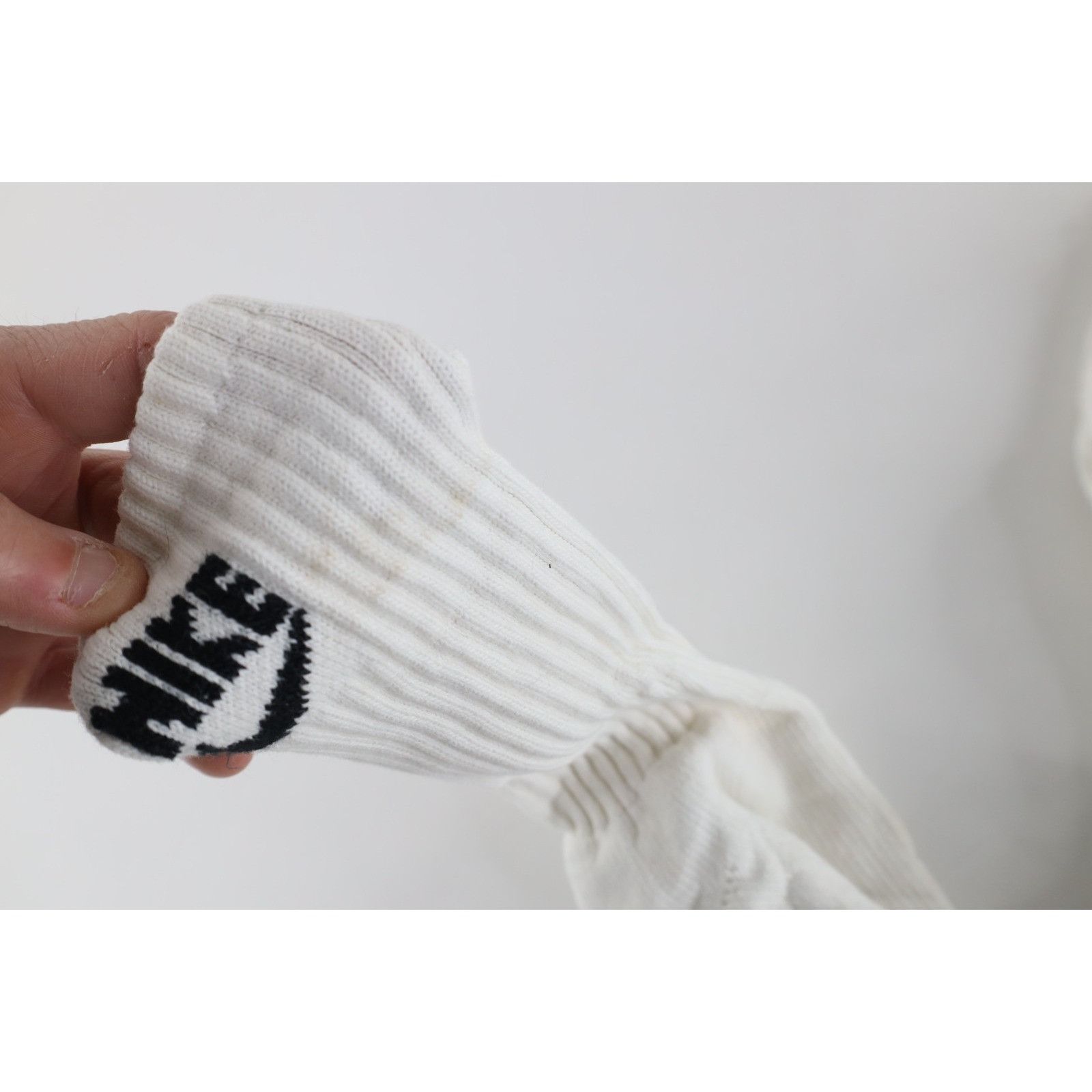 Nike Vintage 90s Nike Spell Out Travis Scott Swoosh Tube Socks Size ONE SIZE - 9 Thumbnail