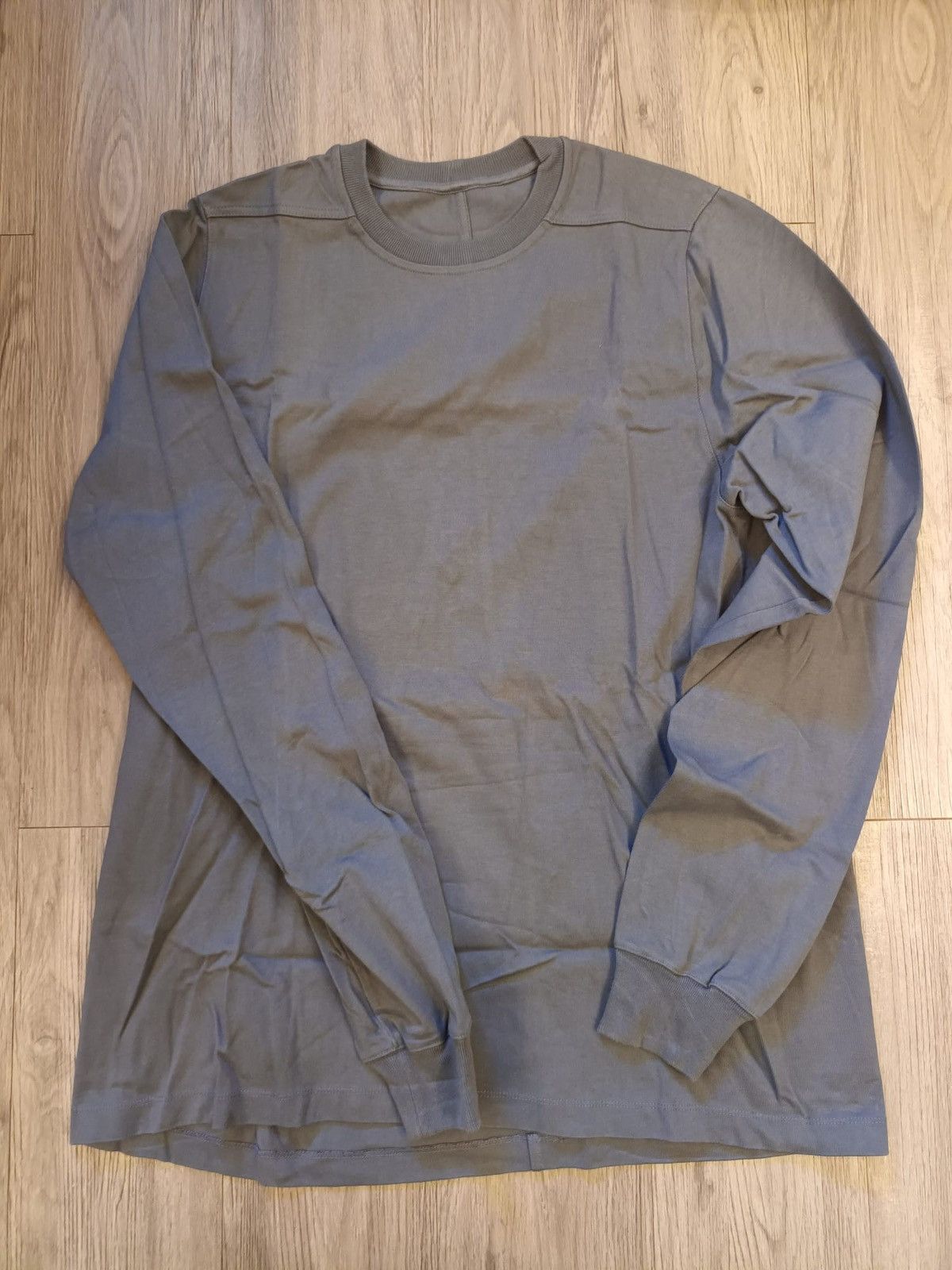 Rick Owens Drkshdw Rick Owens FW19 Larry Long Sleeve (Gray) Size US L / EU 52-54 / 3 - 2 Thumbnail