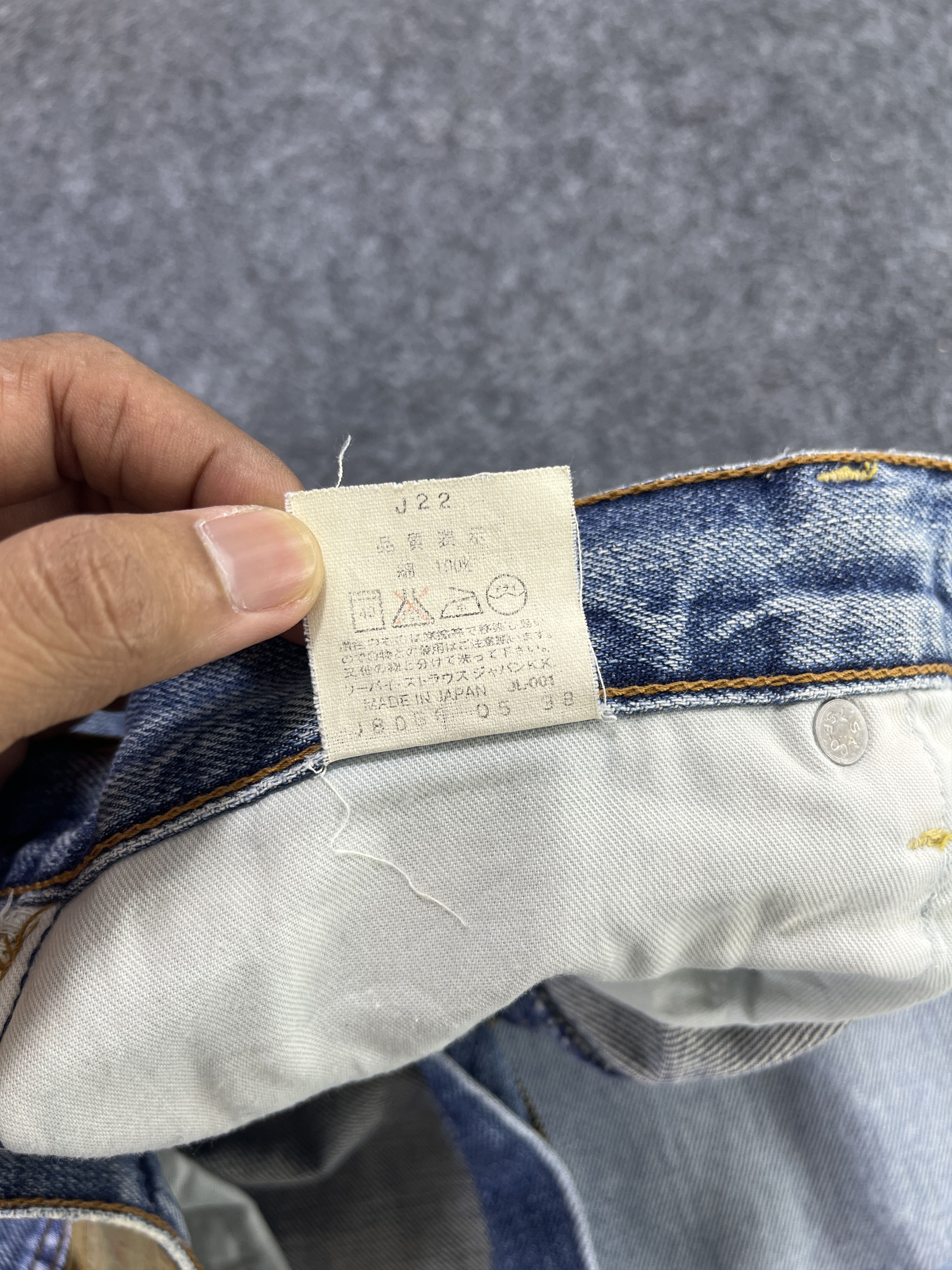 Levi's Vintage Levis 503 Distressed Jeans - J906 Size US 30 / EU 46 - 10 Thumbnail