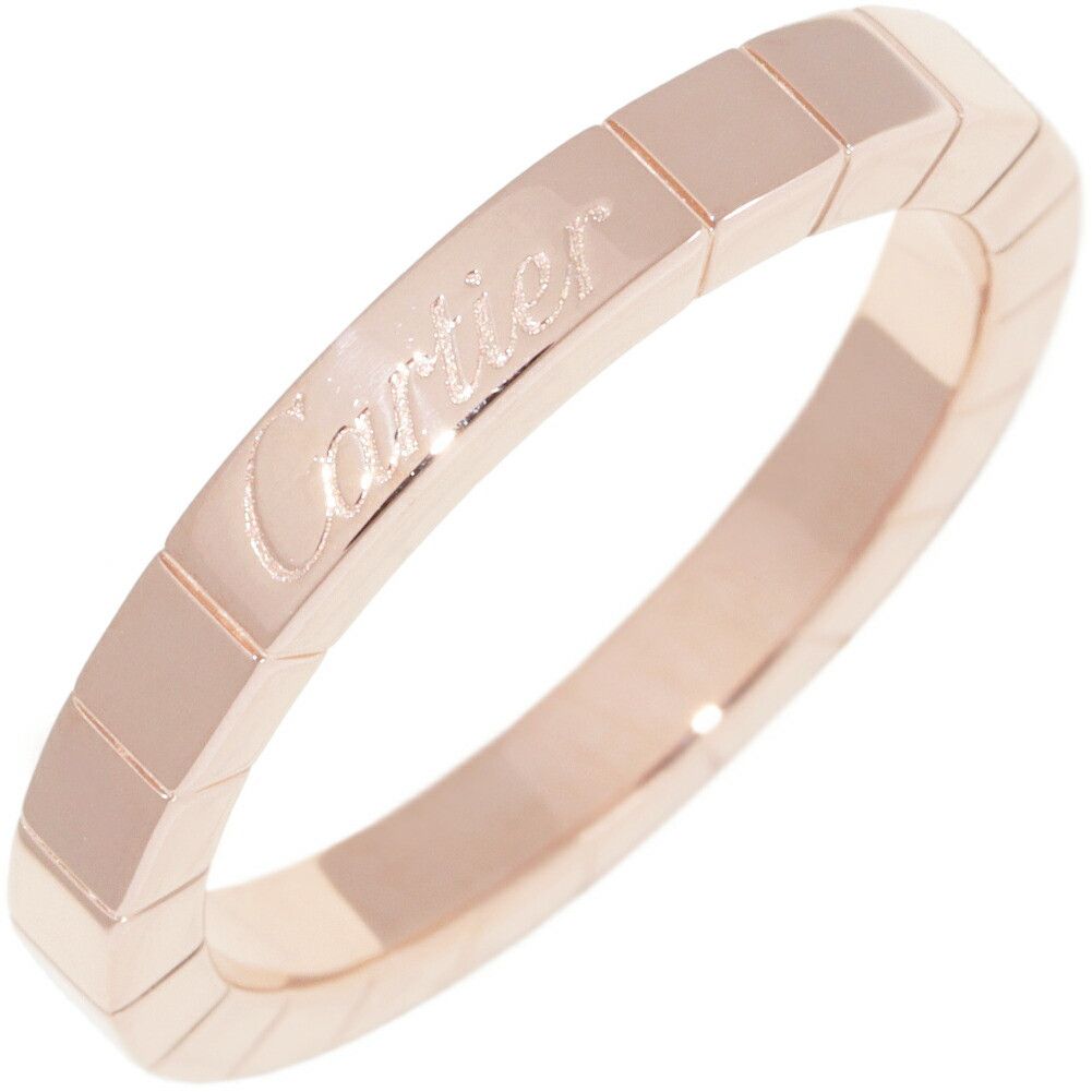Cartier Cartier Cartier Lanieres Au750 Pink Gold Ring Size 54 Precious Metal Ring B40483 DUTY FREE for USA Size ONE SIZE - 1 Thumbnail