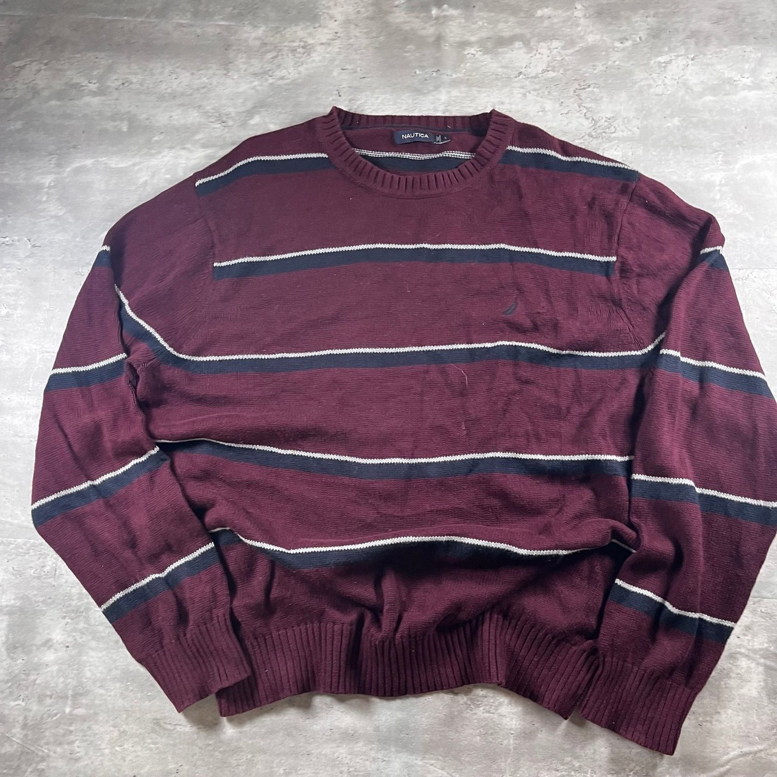Nautica Knit sweater Size US L / EU 52-54 / 3 - 1 Thumbnail