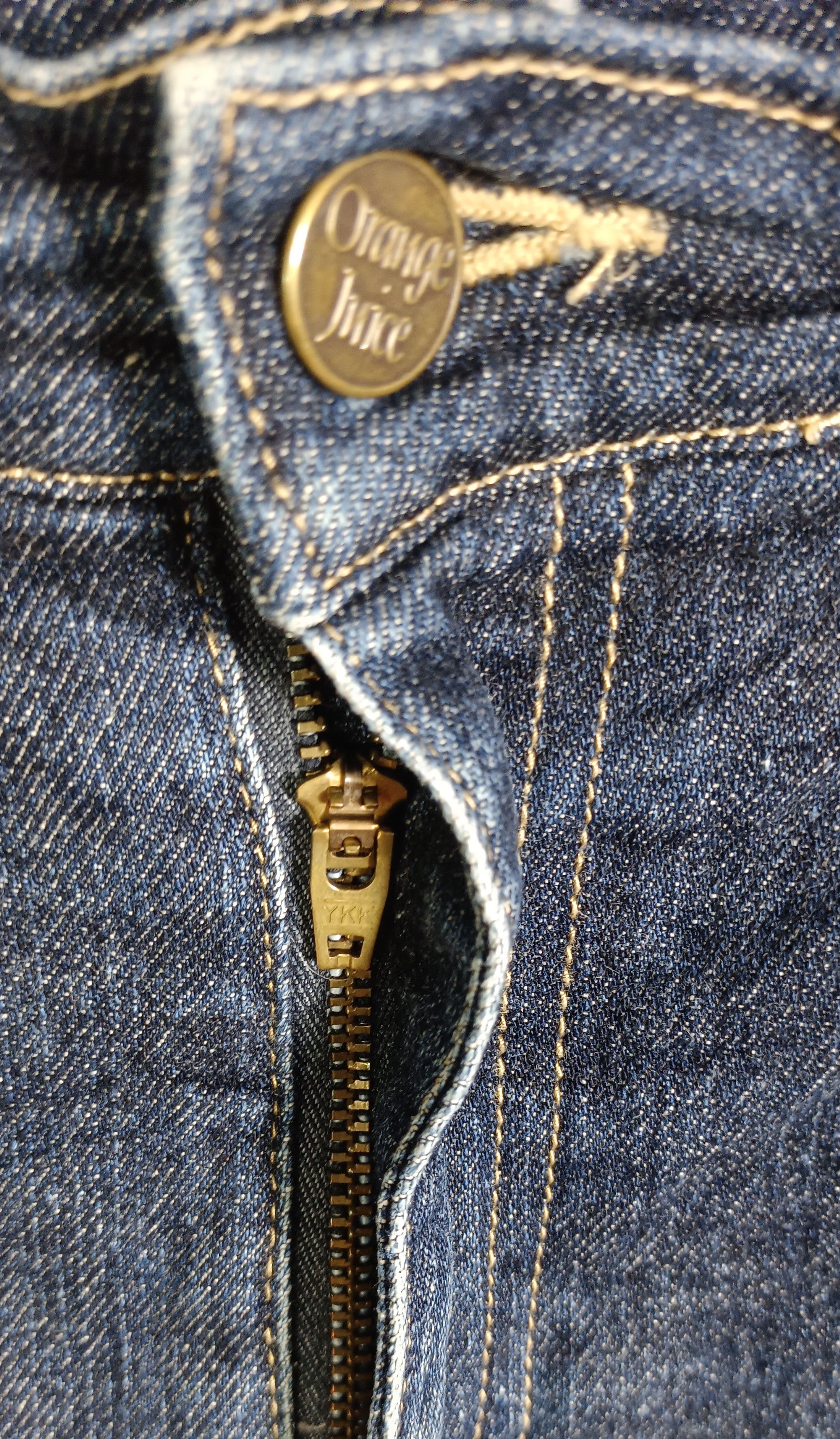 Japanese Brand Vintage💥 Flare Orange Juice jeans Size US 33 - 11 Thumbnail