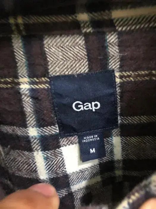 Gap Vintage Gap Plaid Tartan Flannel Shirt 👕 Size US M / EU 48-50 / 2 - 3 Thumbnail