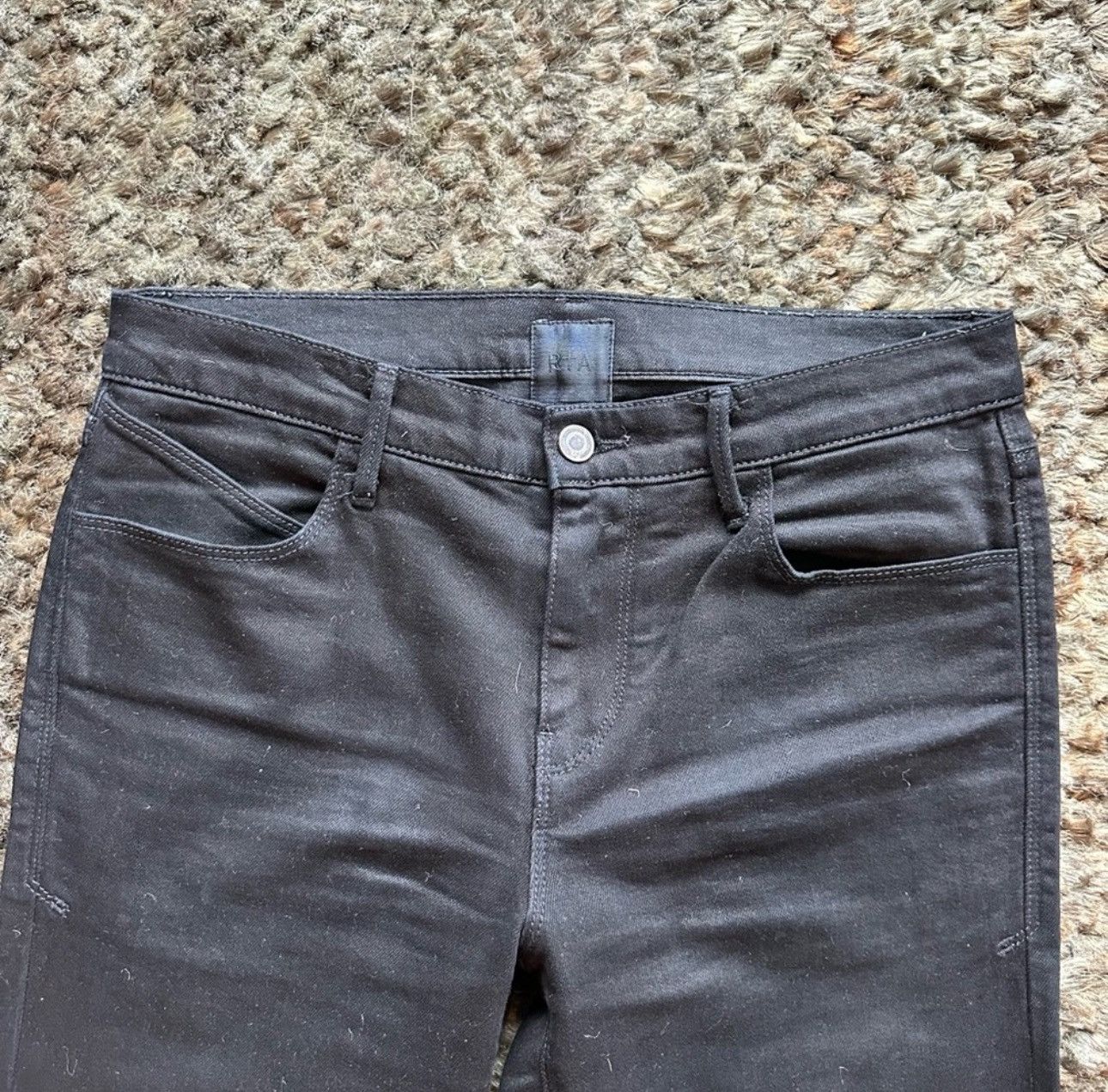 Rta RtA black denim jeans with cuts at the knees Size US 30 / EU 46 - 11 Thumbnail