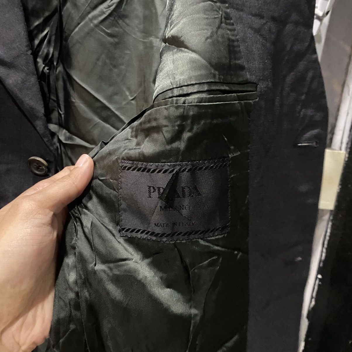 Prada Prada plain black blazer like new Size 48R - 9 Thumbnail