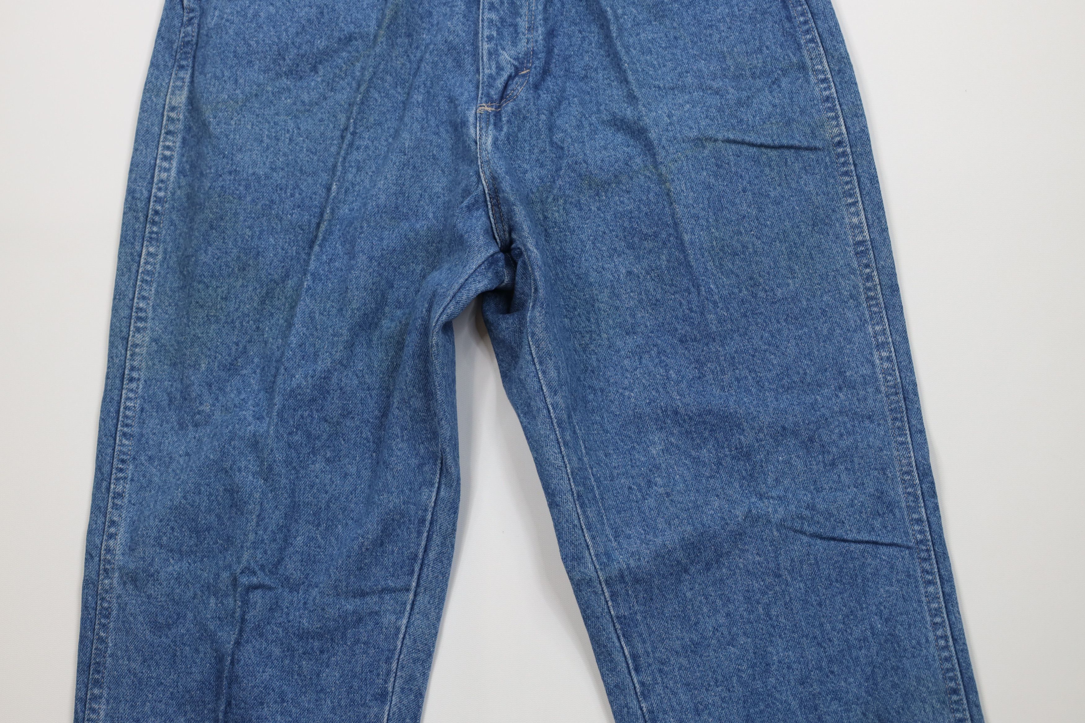 Vintage Deadstock Vintage 90s Streetwear Fit Denim Jeans Blue USA Size 38" / US 16 / IT 52 - 3 Thumbnail