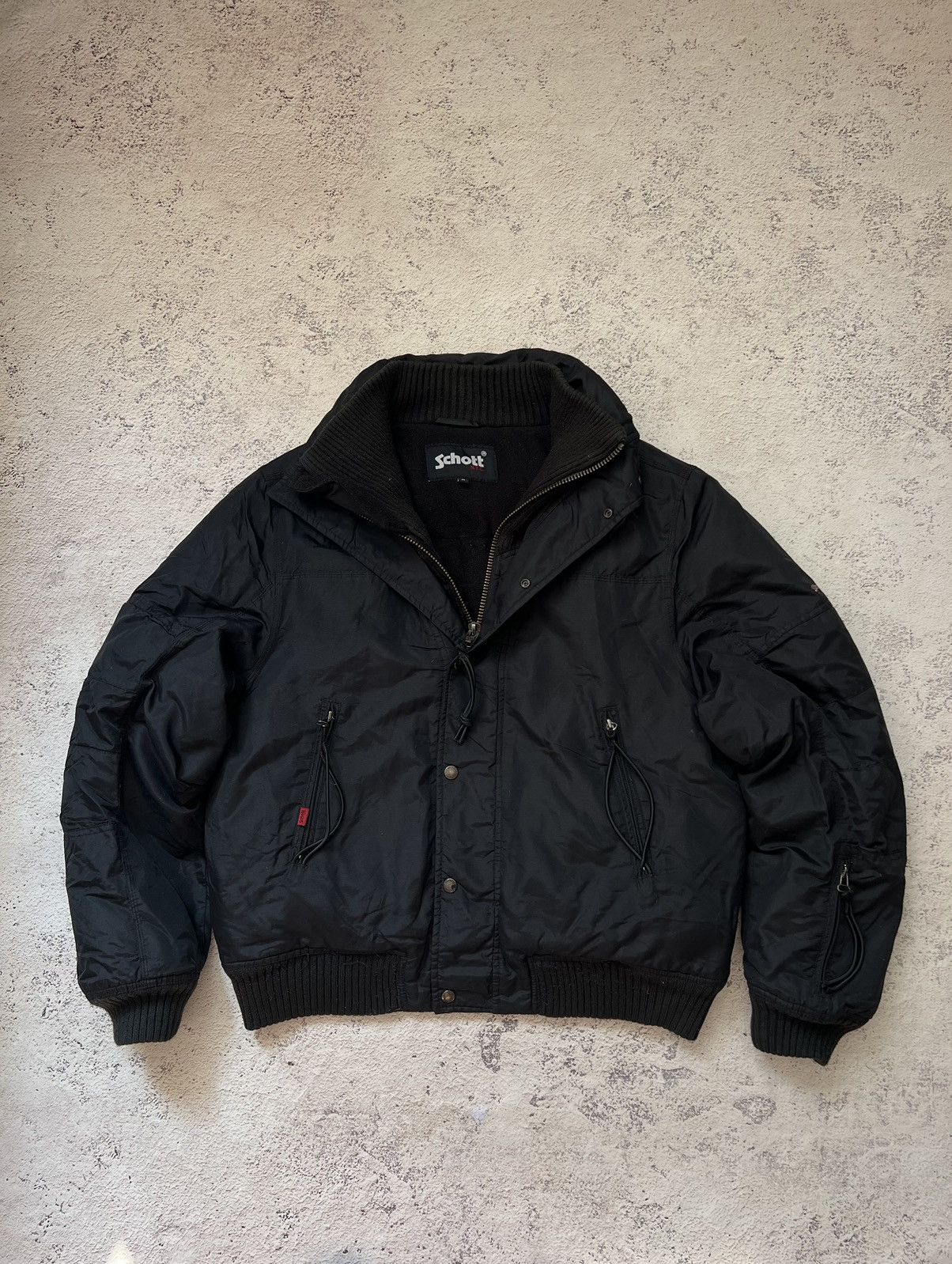Schott × Vintage SCHOTT Vintage Avantgarde Bomber Jacket Size US M / EU 48-50 / 2 - 3 Thumbnail