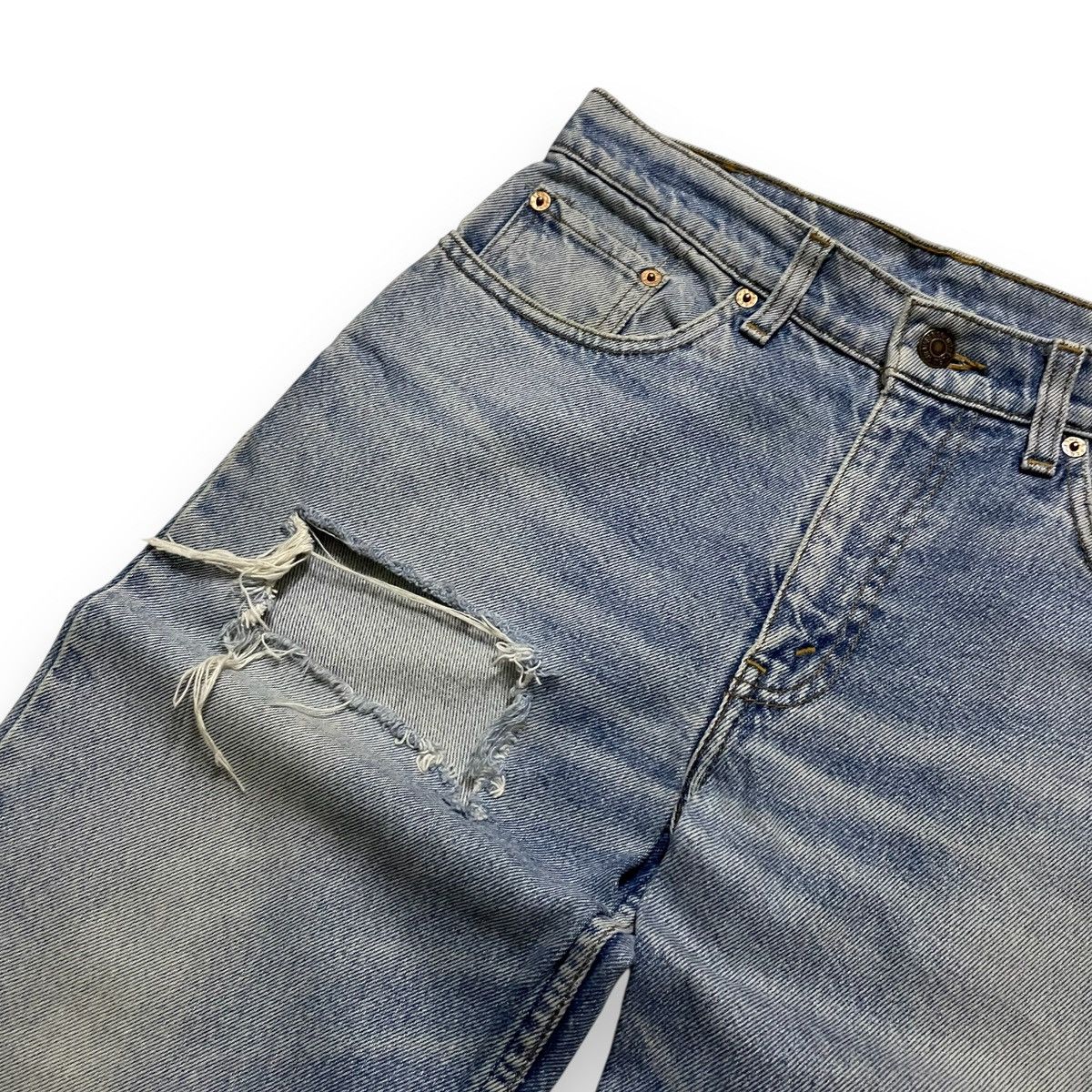 Levi's ORIGINAL BLUE DENIM LEVIS 505 LOOSE CUTTING (30×35) Size US 30 / EU 46 - 3 Thumbnail