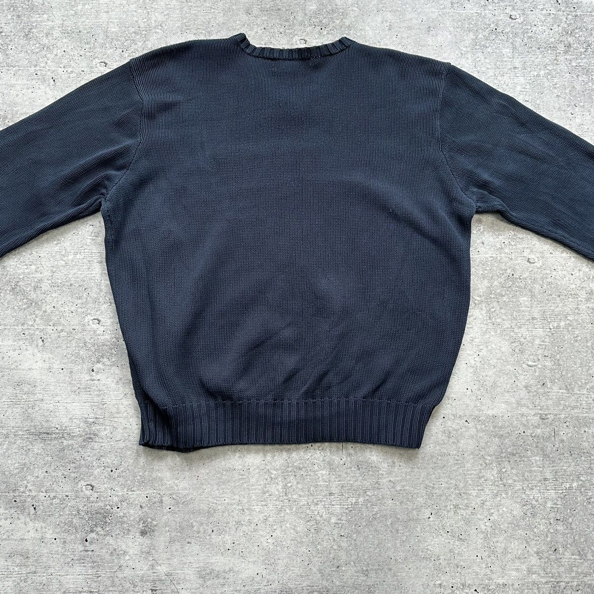 Vintage Vintage Polo Ralph Lauren Knitted Sweater Navy Blue Men’s Size US XL / EU 56 / 4 - 10 Thumbnail