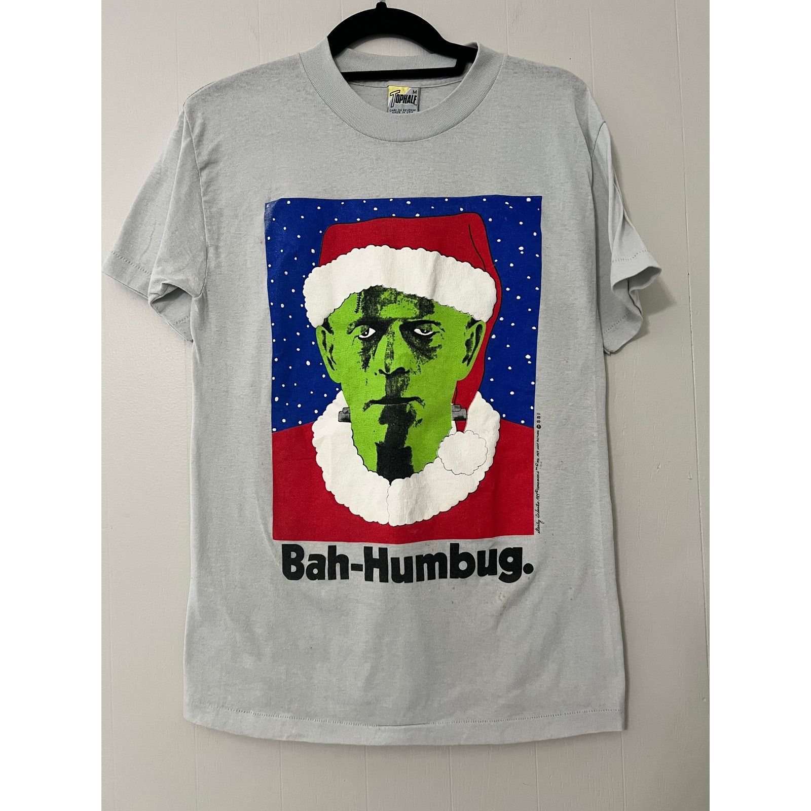 Other Vintage Stanley Desantis 1987 Frankenstein Bah-Humbug Shirt Size US M / EU 48-50 / 2 - 1 Thumbnail