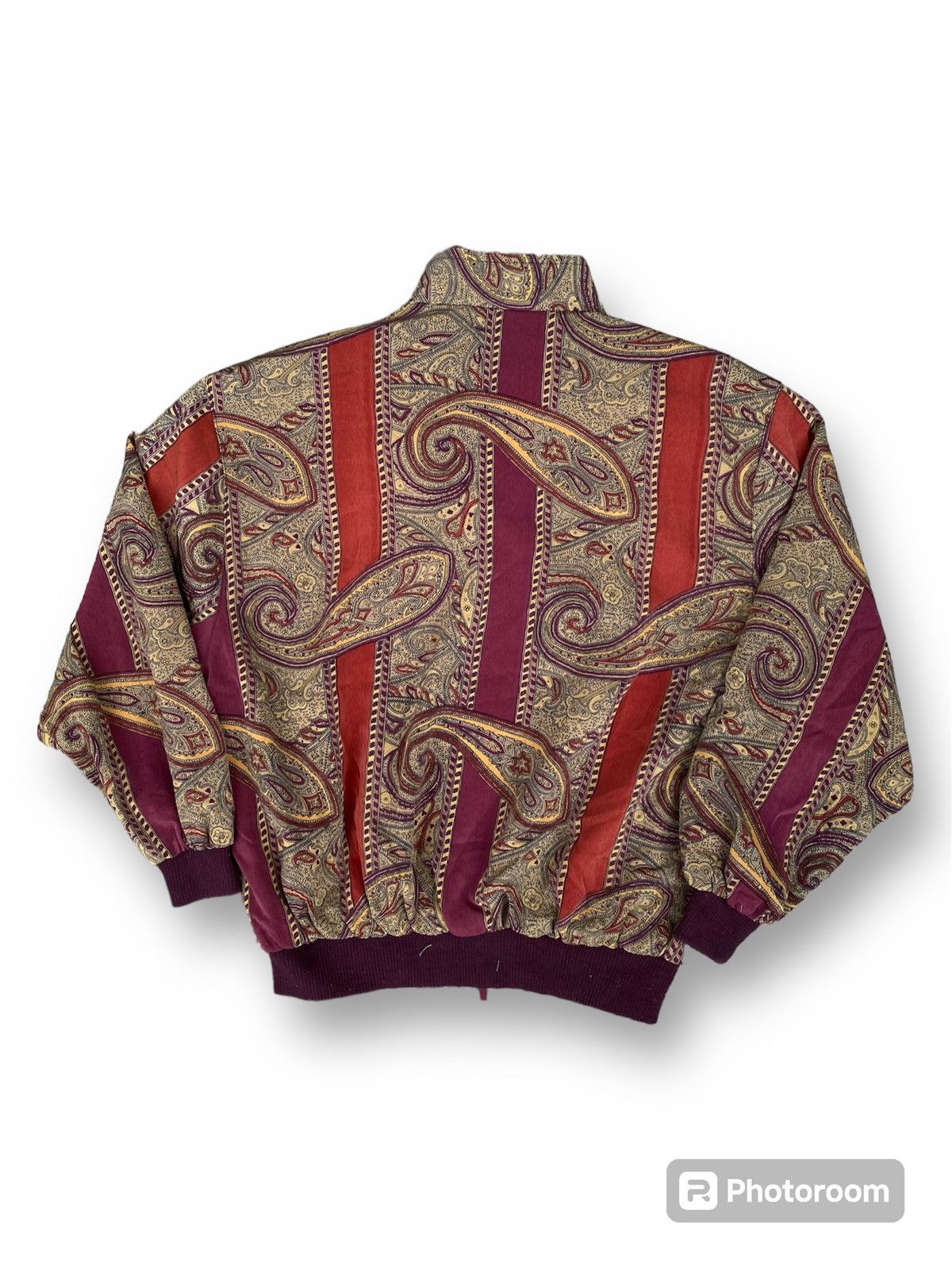 Vintage Vintage Paisley Bandana Bomber Jacket. #C9 Size US L / EU 52-54 / 3 - 4 Thumbnail