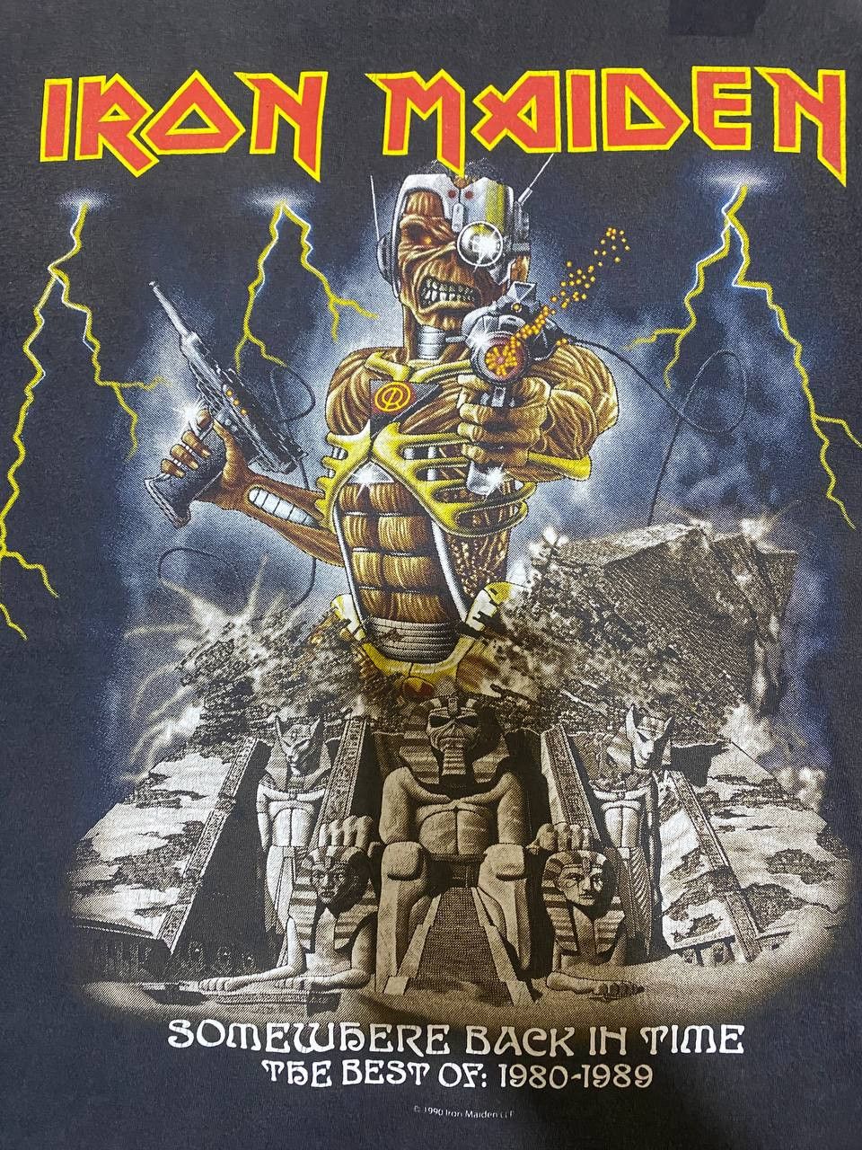 Band Tees Vintage Iron Maiden Somewhere Back In Time Size US M / EU 48-50 / 2 - 2 Thumbnail