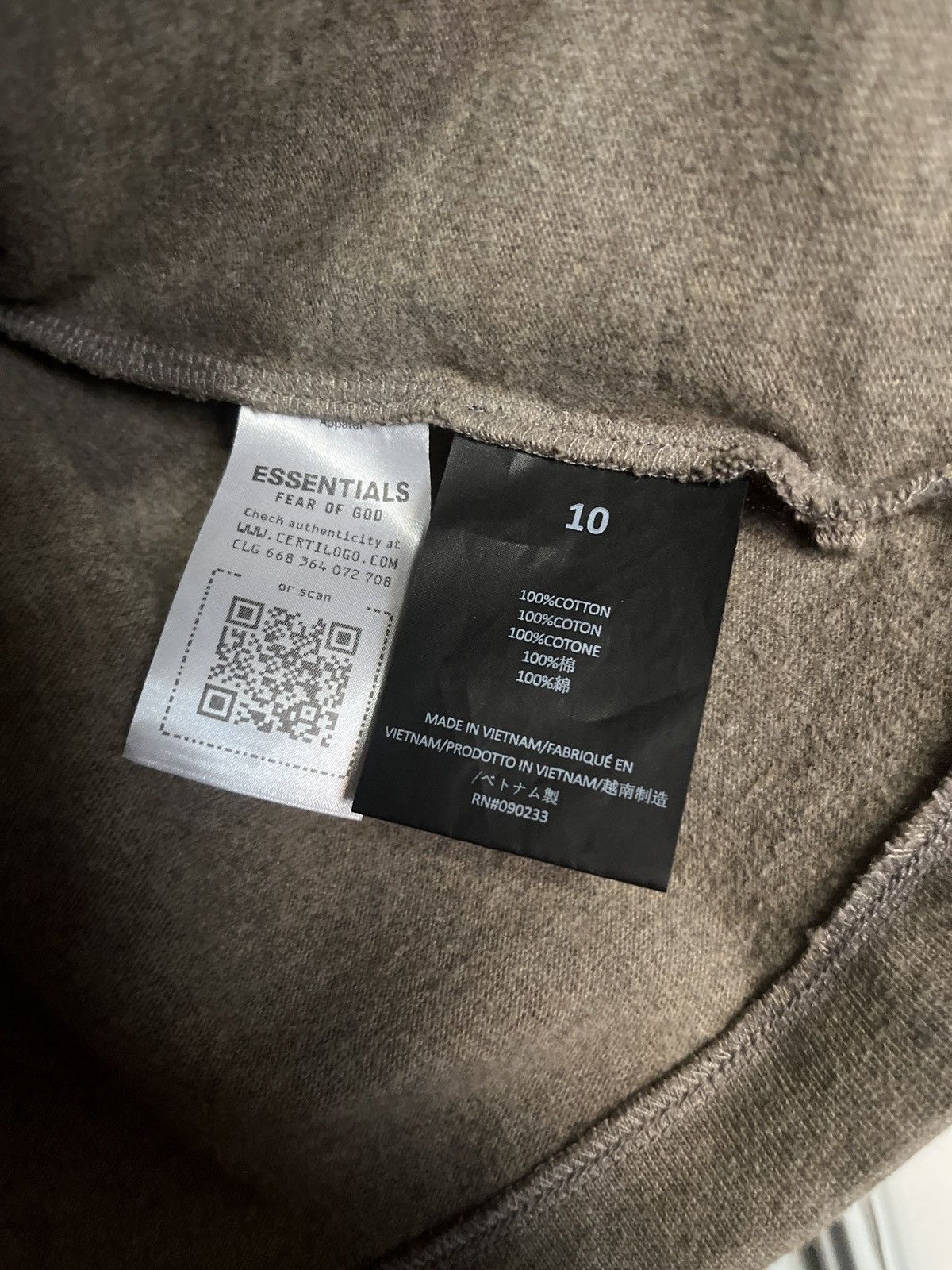 Fear of God Fear of god x Essentials tee Size US S / EU 44-46 / 1 - 5 Thumbnail