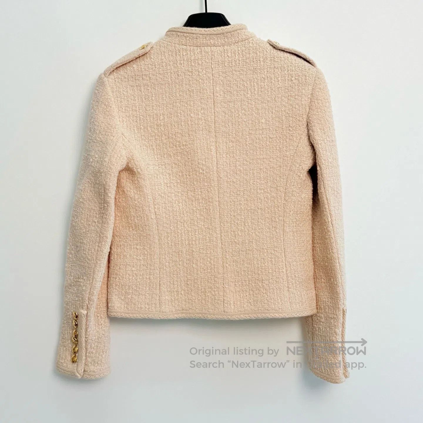 Celine Celine Tweed Stand Collar Short Coat. Size XXS / US 00 / IT 34 - 3 Thumbnail
